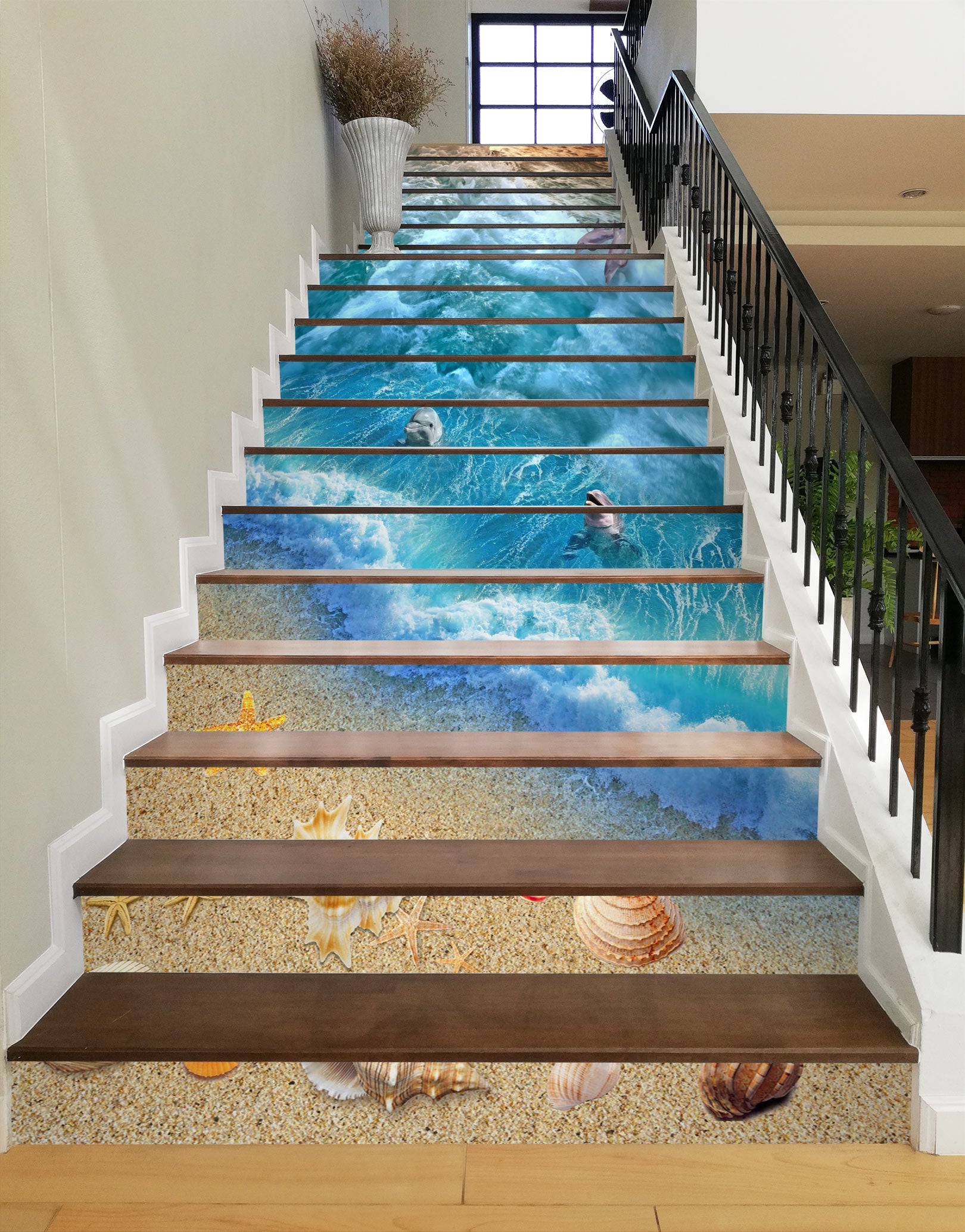 3D Shells And Conch 031 Stair Risers