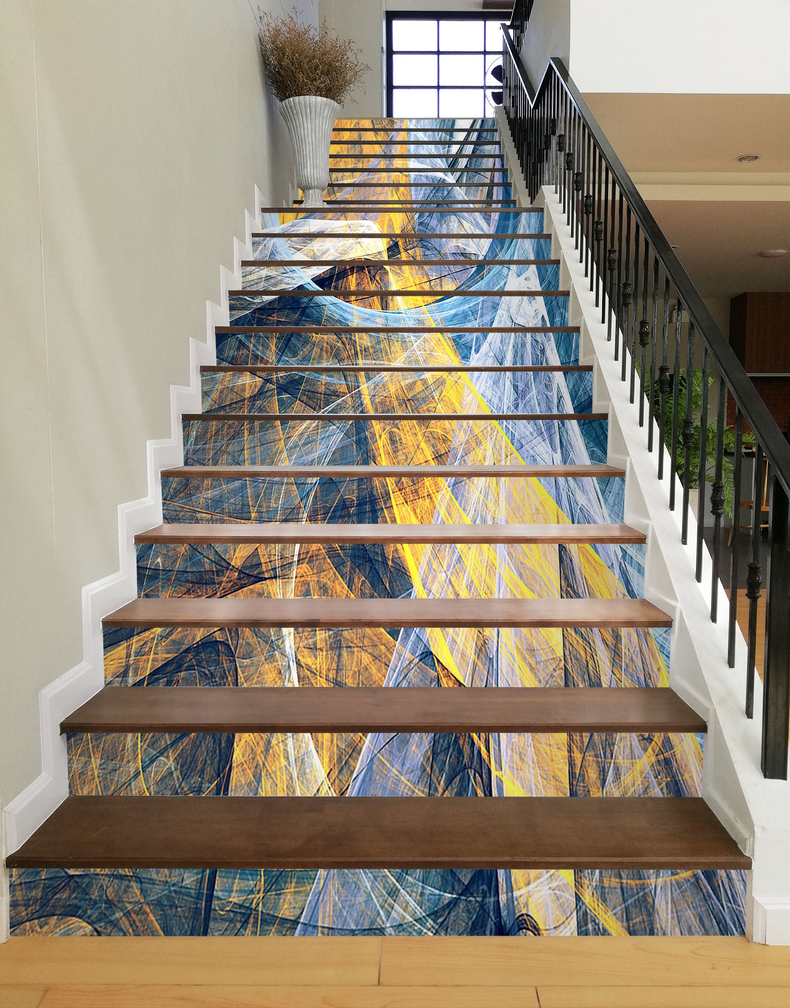 3D Color Wire Forging 537 Stair Risers