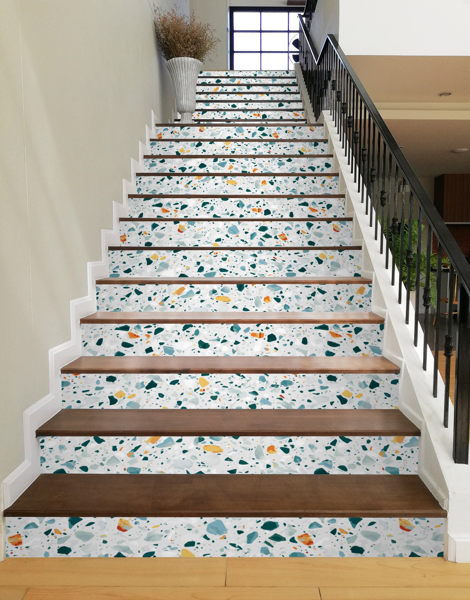 3D Color Dot Distribution 485 Stair Risers