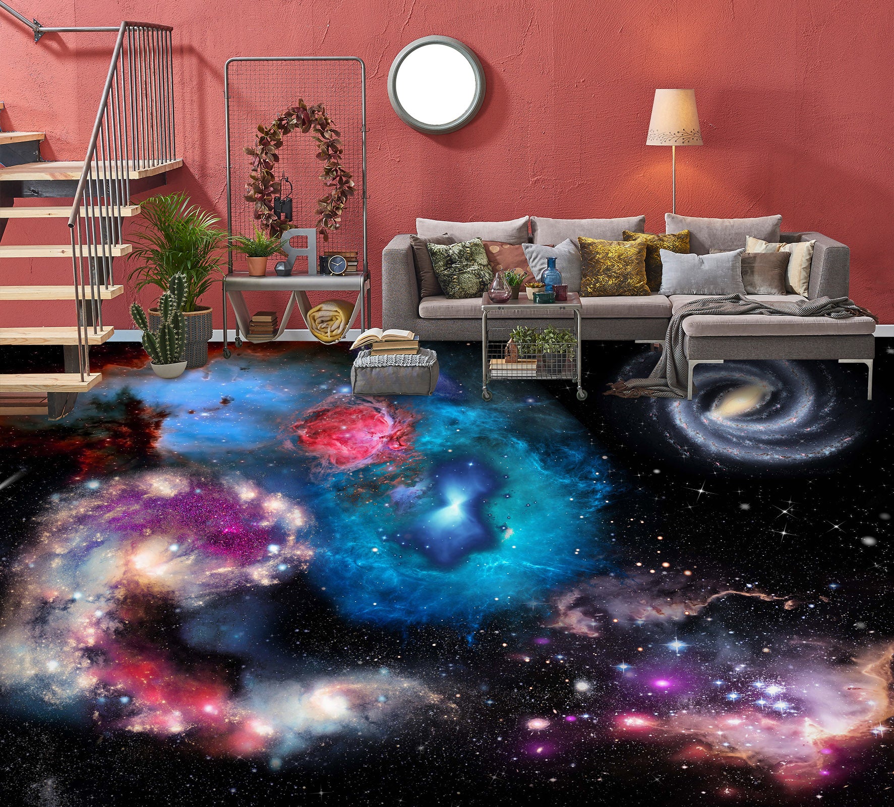 3D Mysterious Universe 027 Floor Mural