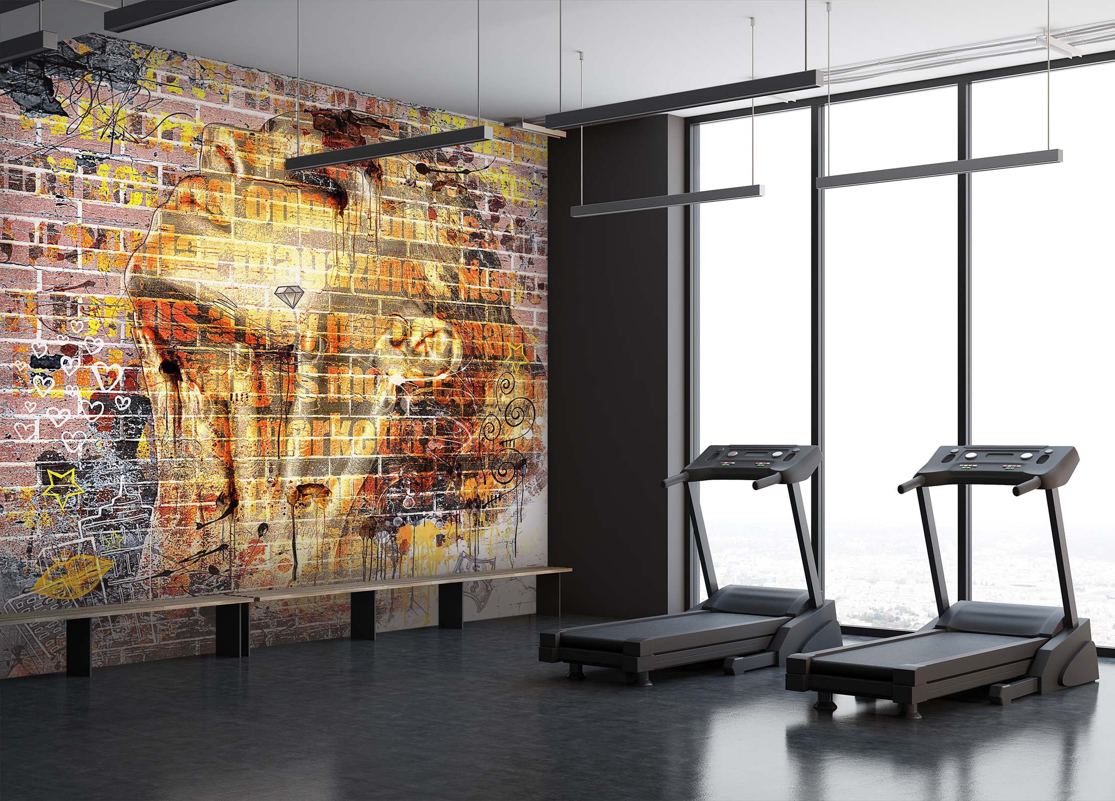 3D Woman Avatar 111 Wall Murals