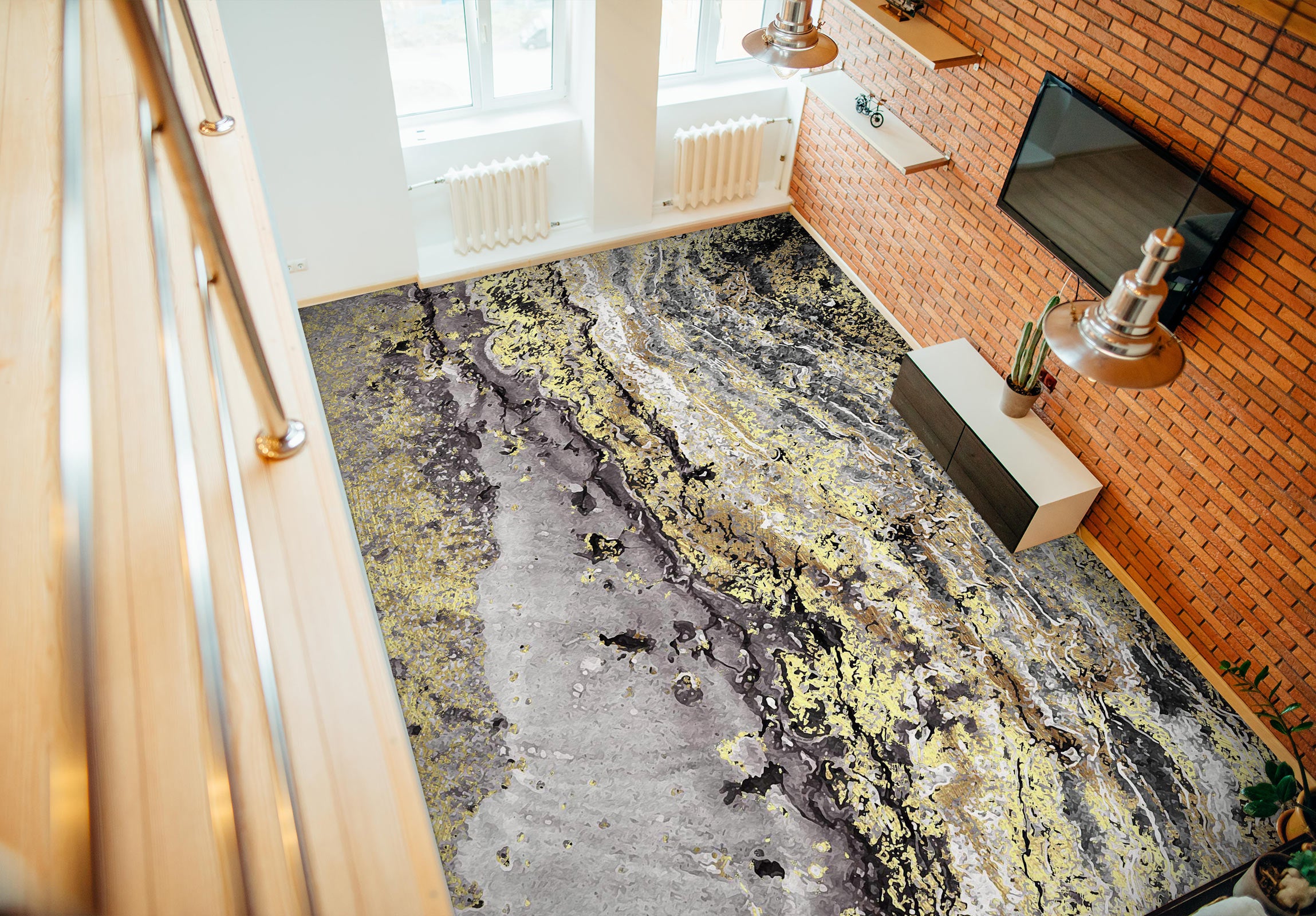 3D Mottled Artistic Landscape 1204 Floor Mural  Wallpaper Murals Self-Adhesive Removable Print Epoxy