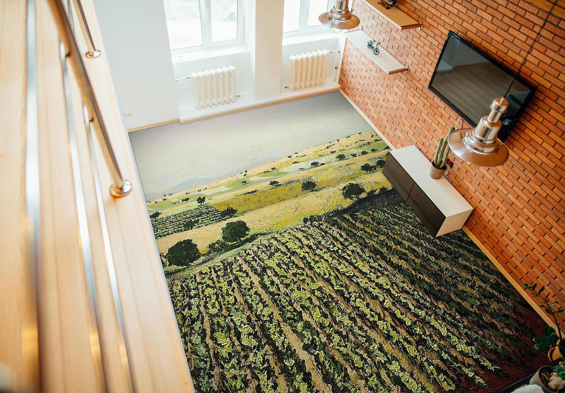 3D Field 9693 Allan P. Friedlander Floor Mural  Wallpaper Murals Self-Adhesive Removable Print Epoxy