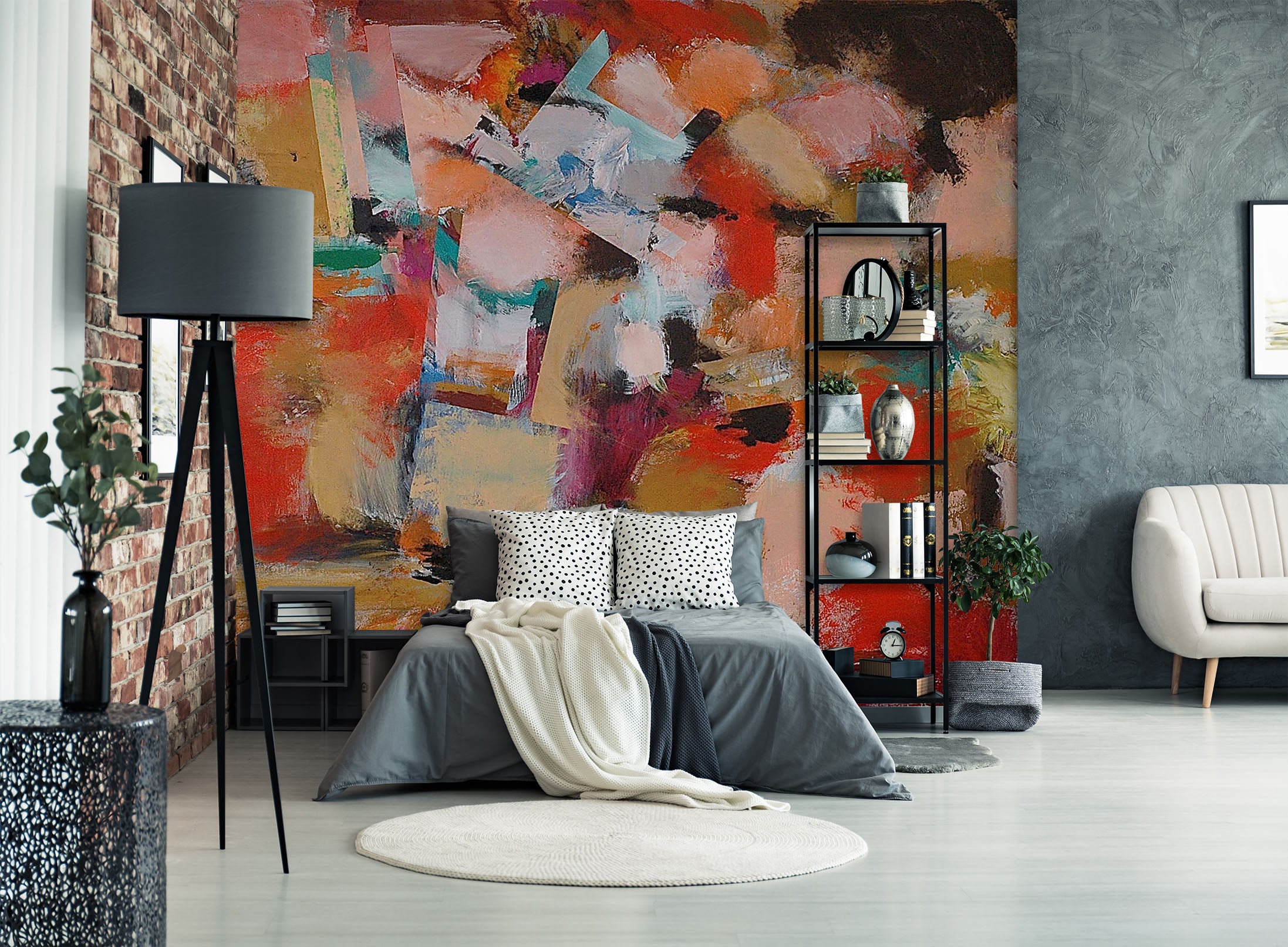 3D Color Graffiti 141 Allan P. Friedlander Wall Mural Wall Murals