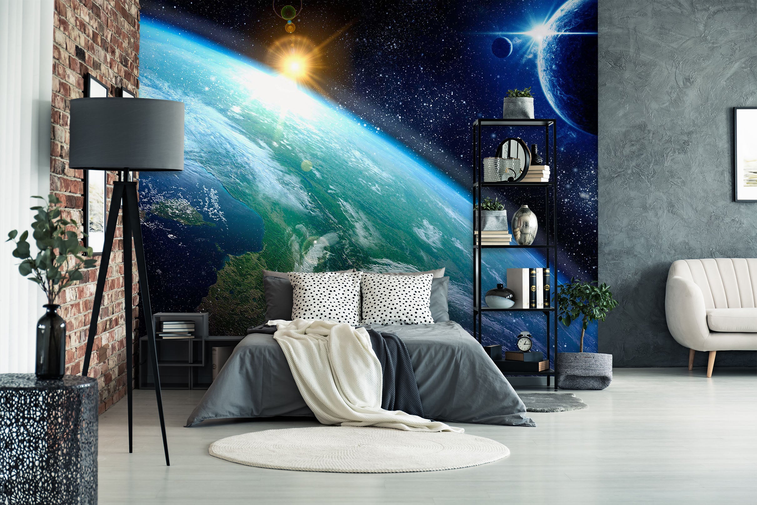 3D Planet Space 1745 Wall Murals