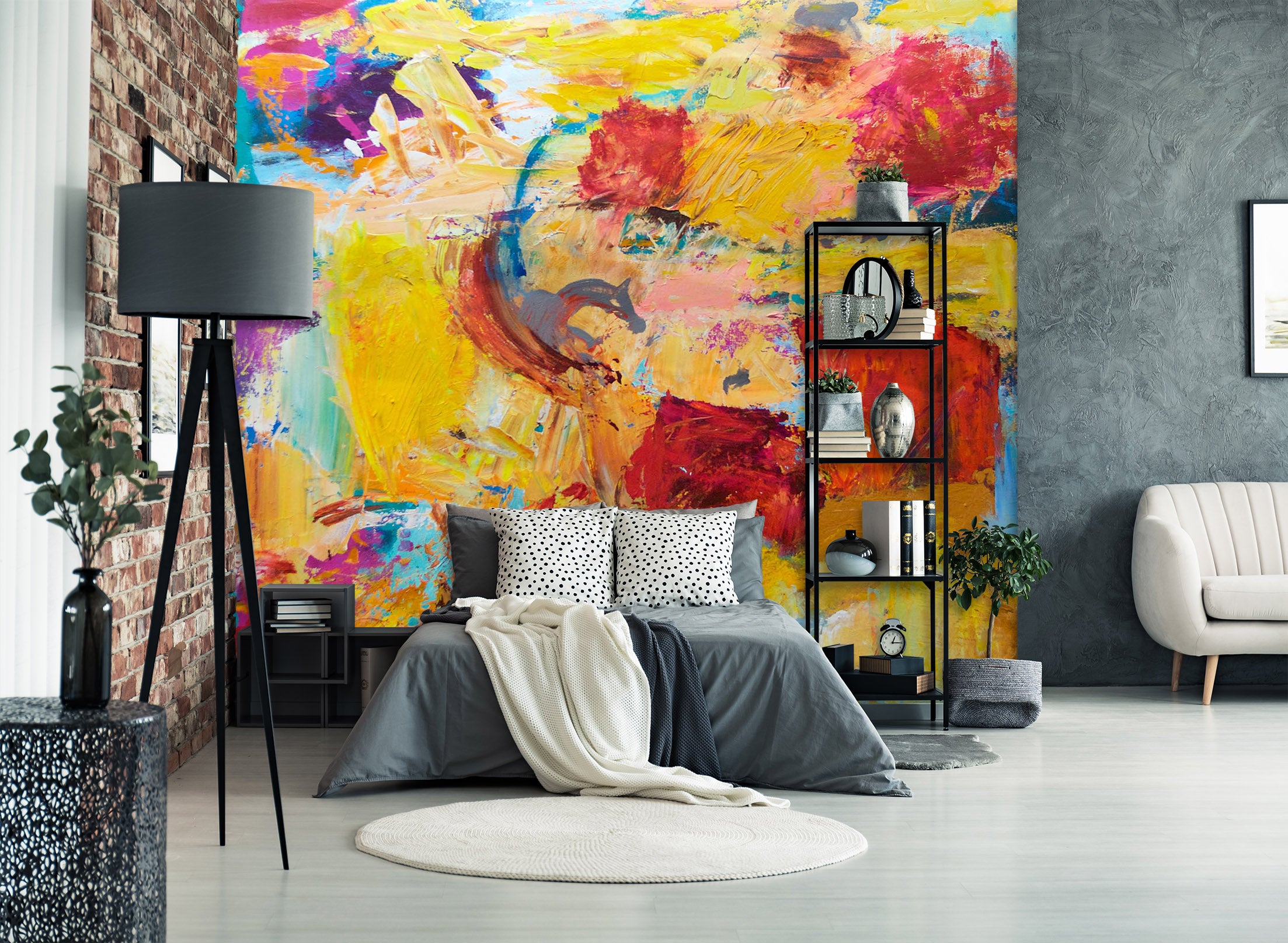 3D Color Art 225 Allan P. Friedlander Wall Mural Wall Murals