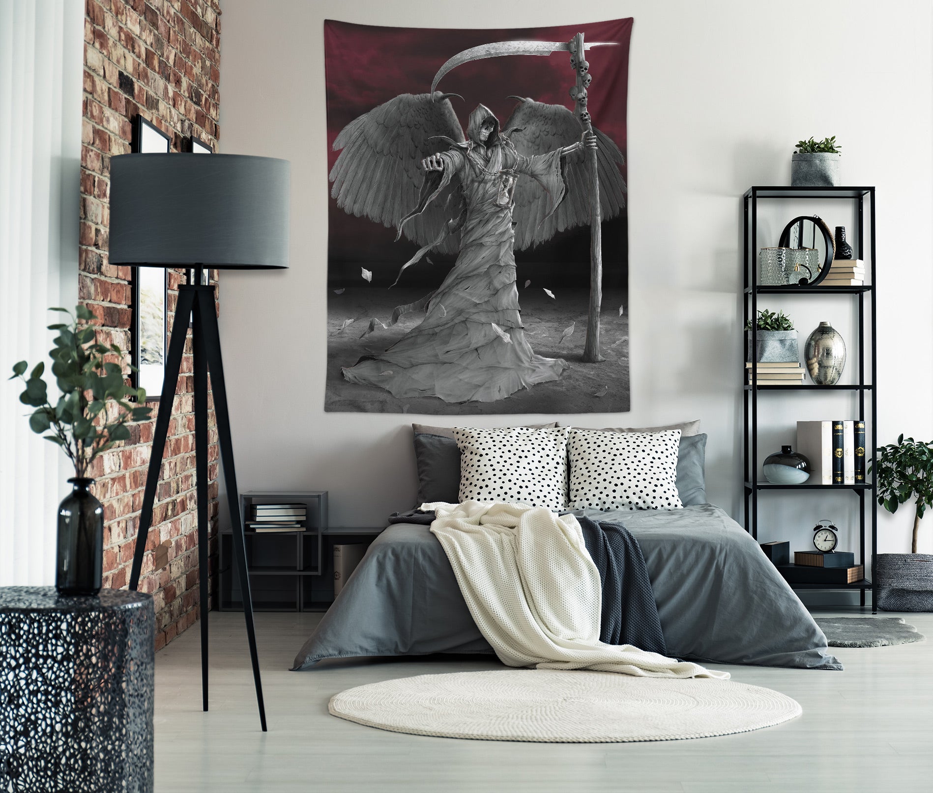3D Grim Reaper 11743 Vincent Tapestry Hanging Cloth Hang