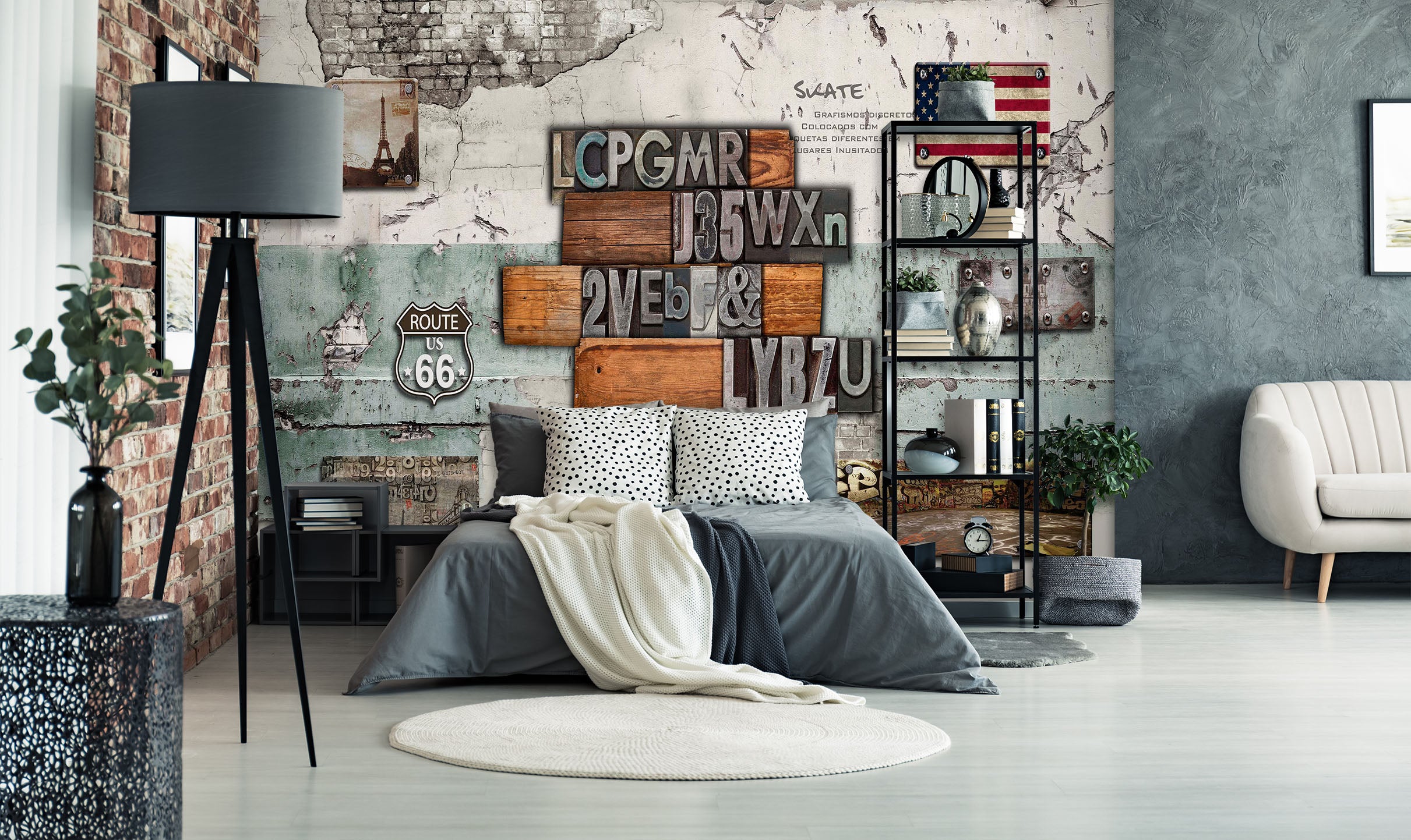 3D Wood Decoration 1609 Wall Murals