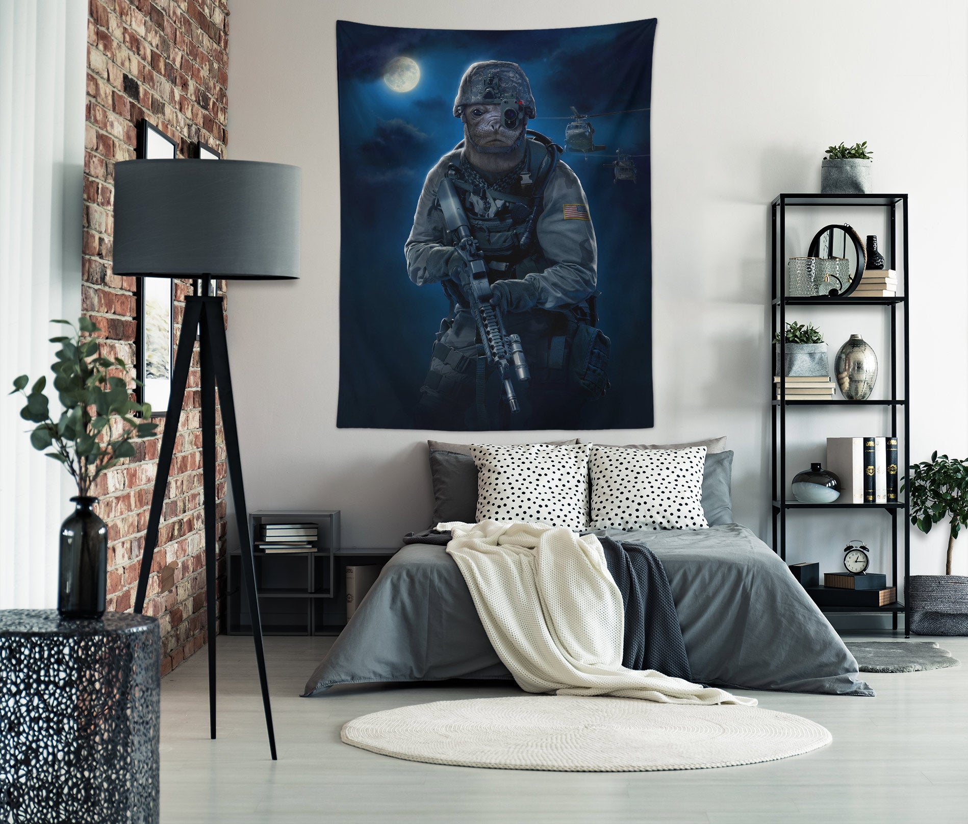 3D Soldier 11730 Vincent Tapestry Hanging Cloth Hang
