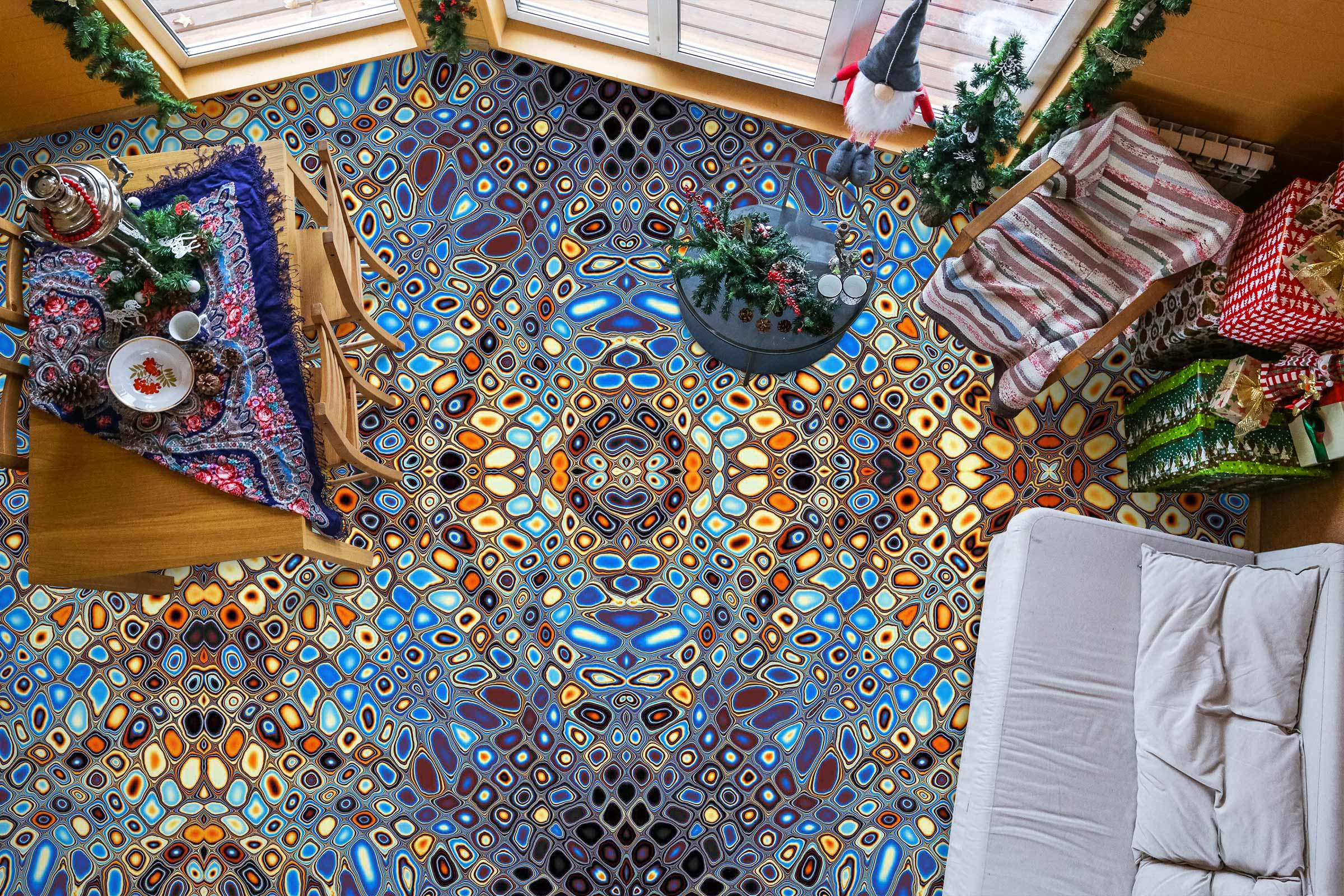 3D Shiny Colors 656 Floor Mural  Wallpaper Murals Rug & Mat Print Epoxy waterproof bath floor