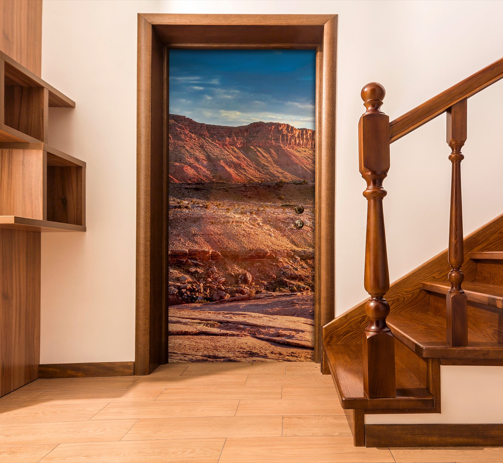 3D Desert Sandstone 107157 Beth Sheridan Door Mural