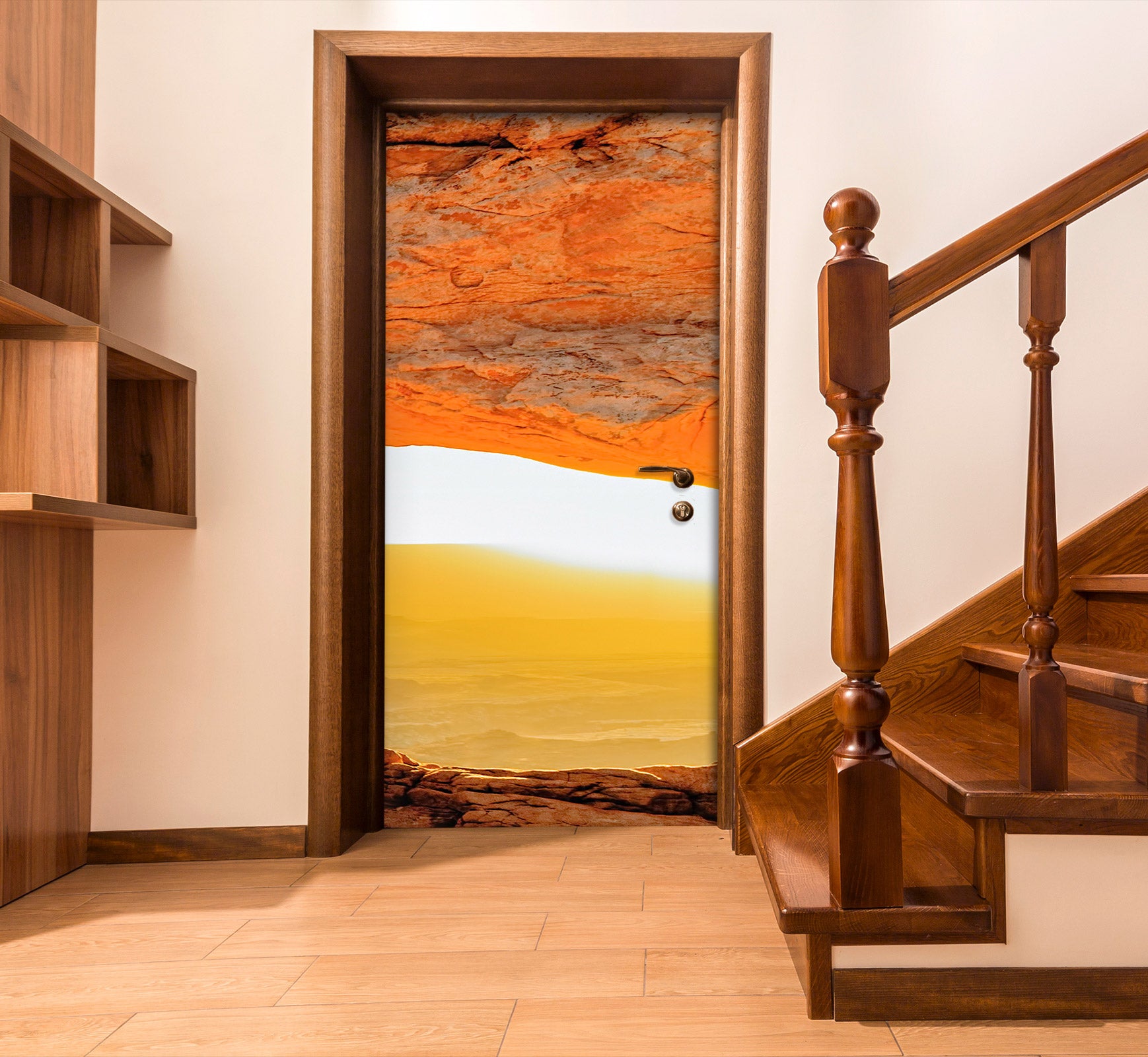 3D Stone Dust Golden Sunshine 107214 Beth Sheridan Door Mural