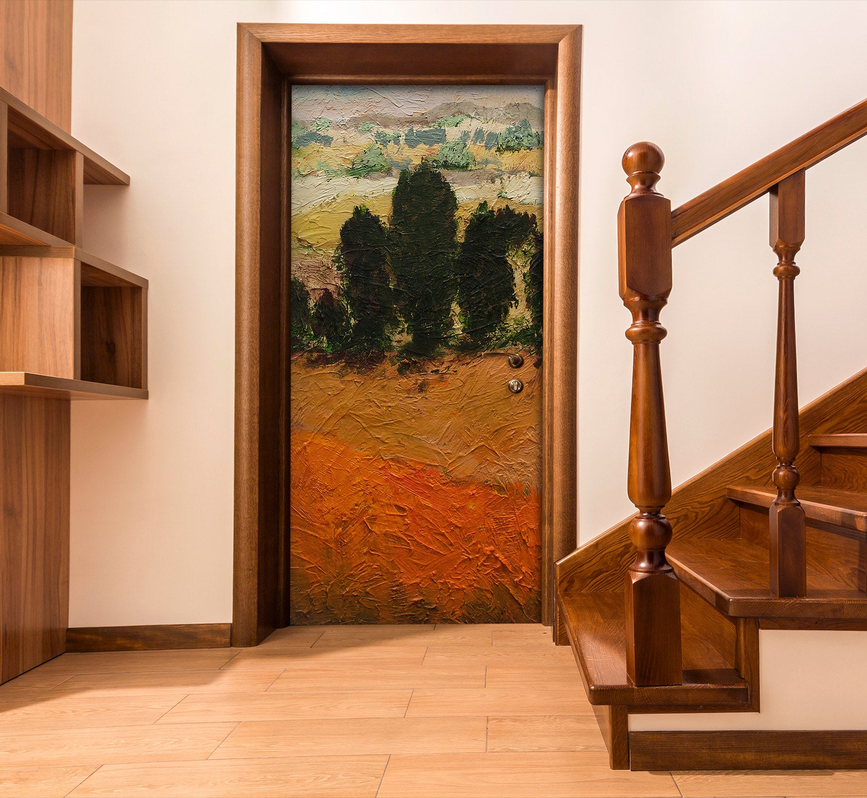 3D Trees Grass Field 10119 Allan P. Friedlander Door Mural