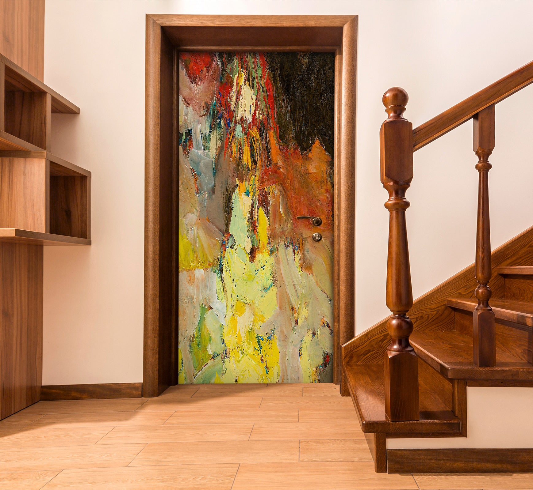 3D Paint Texture 9306 Allan P. Friedlander Door Mural