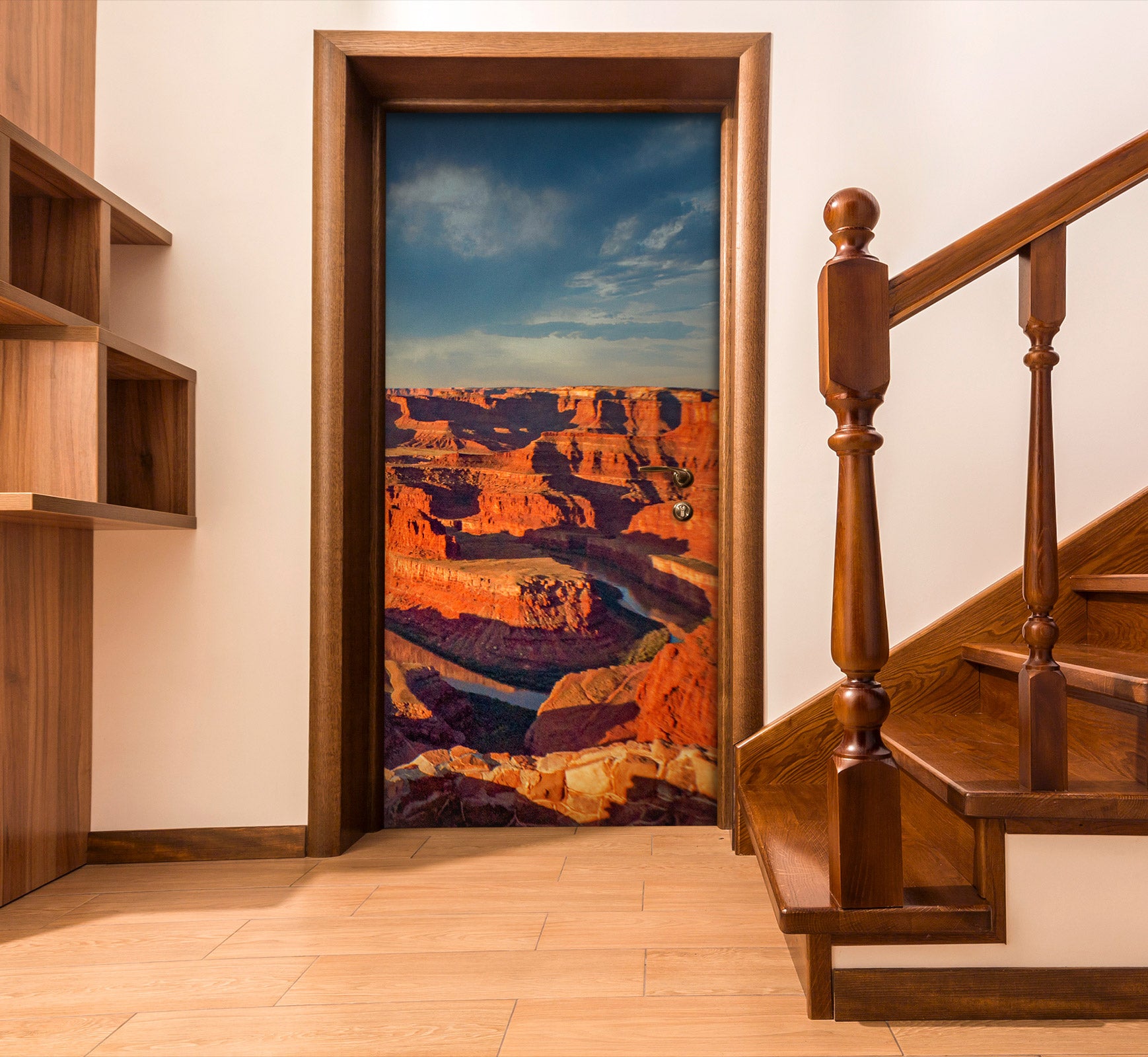 3D Red Rocky 107176 Beth Sheridan Door Mural