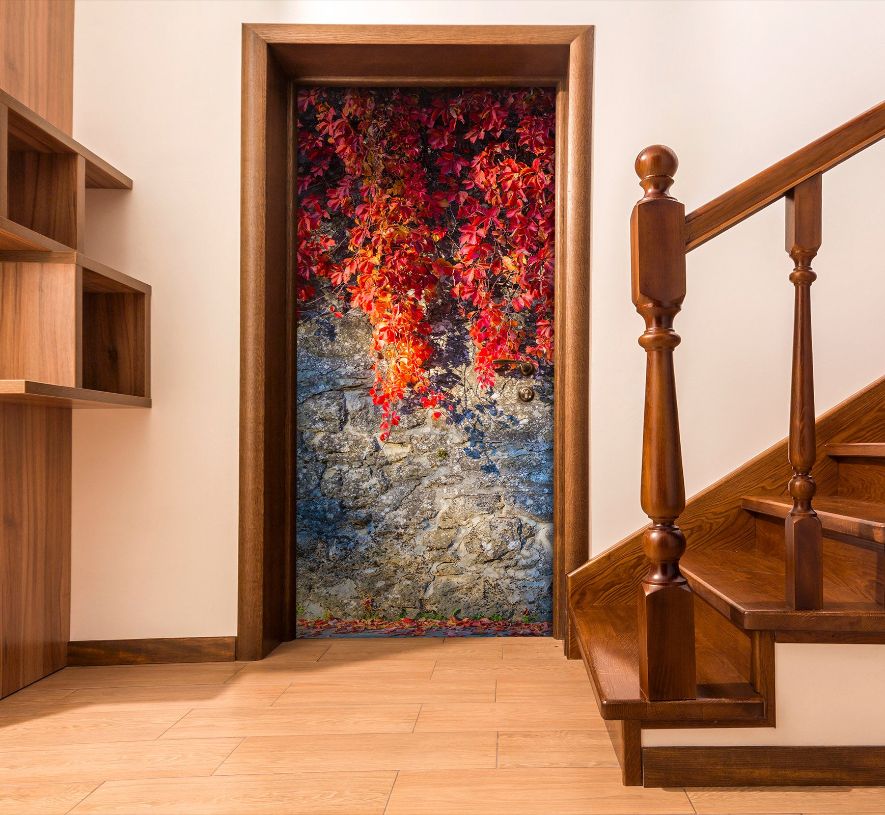 3D Flower Vine 119123 Marco Carmassi Door Mural