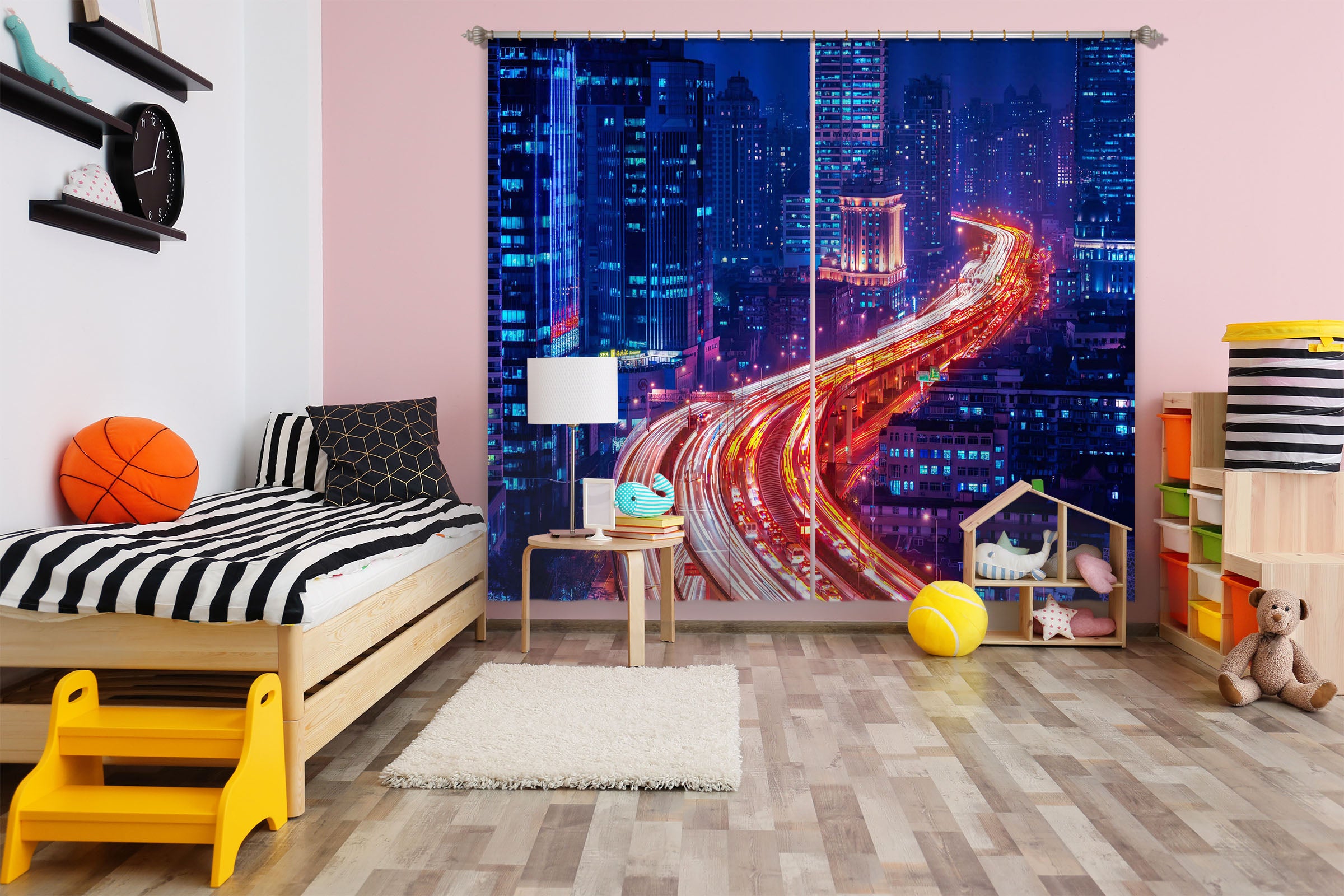 3D Winding Road 192 Marco Carmassi Curtain Curtains Drapes