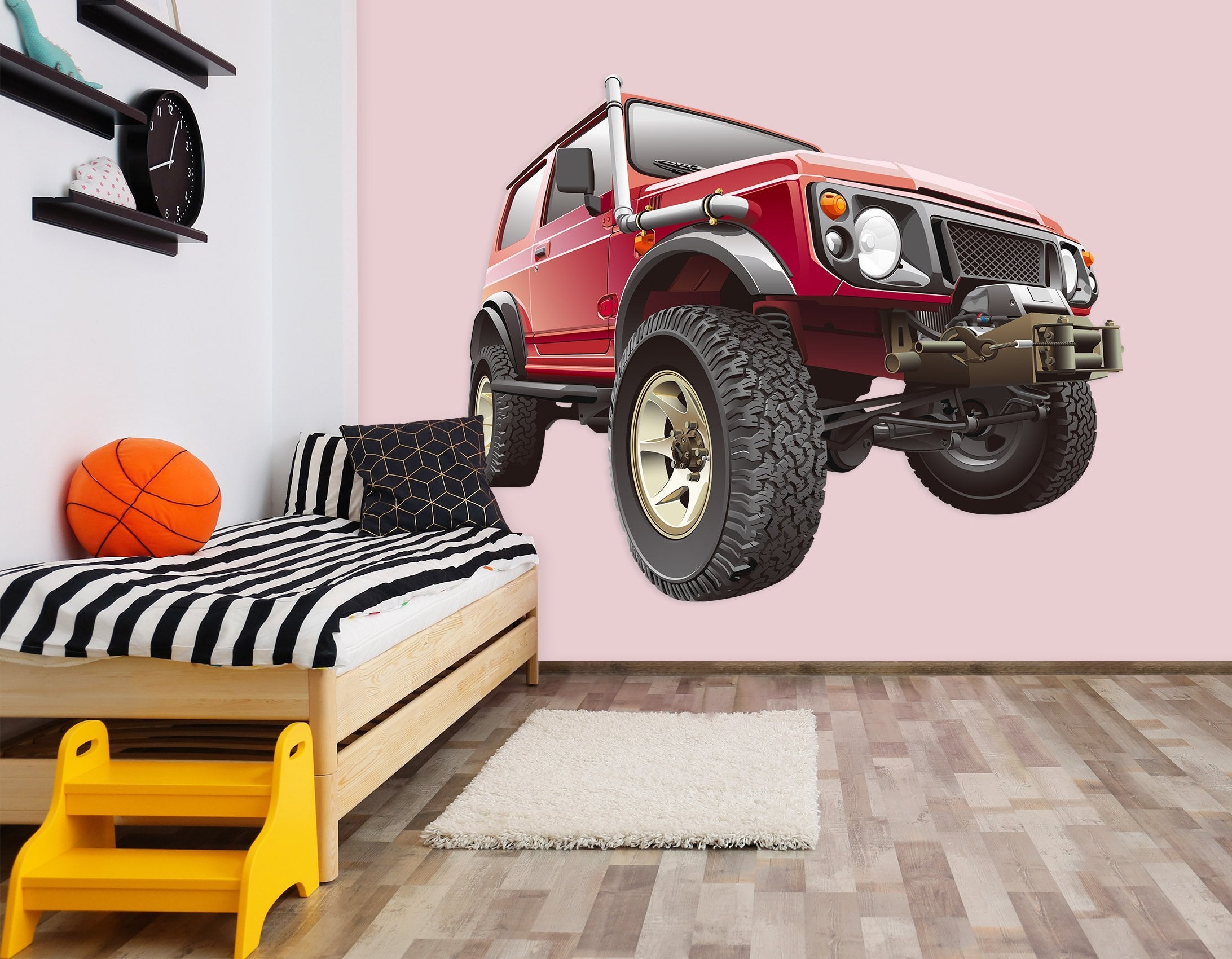 3D Carro Saindo Da Parede 0025 Vehicles Wallpaper AJ Wallpaper 