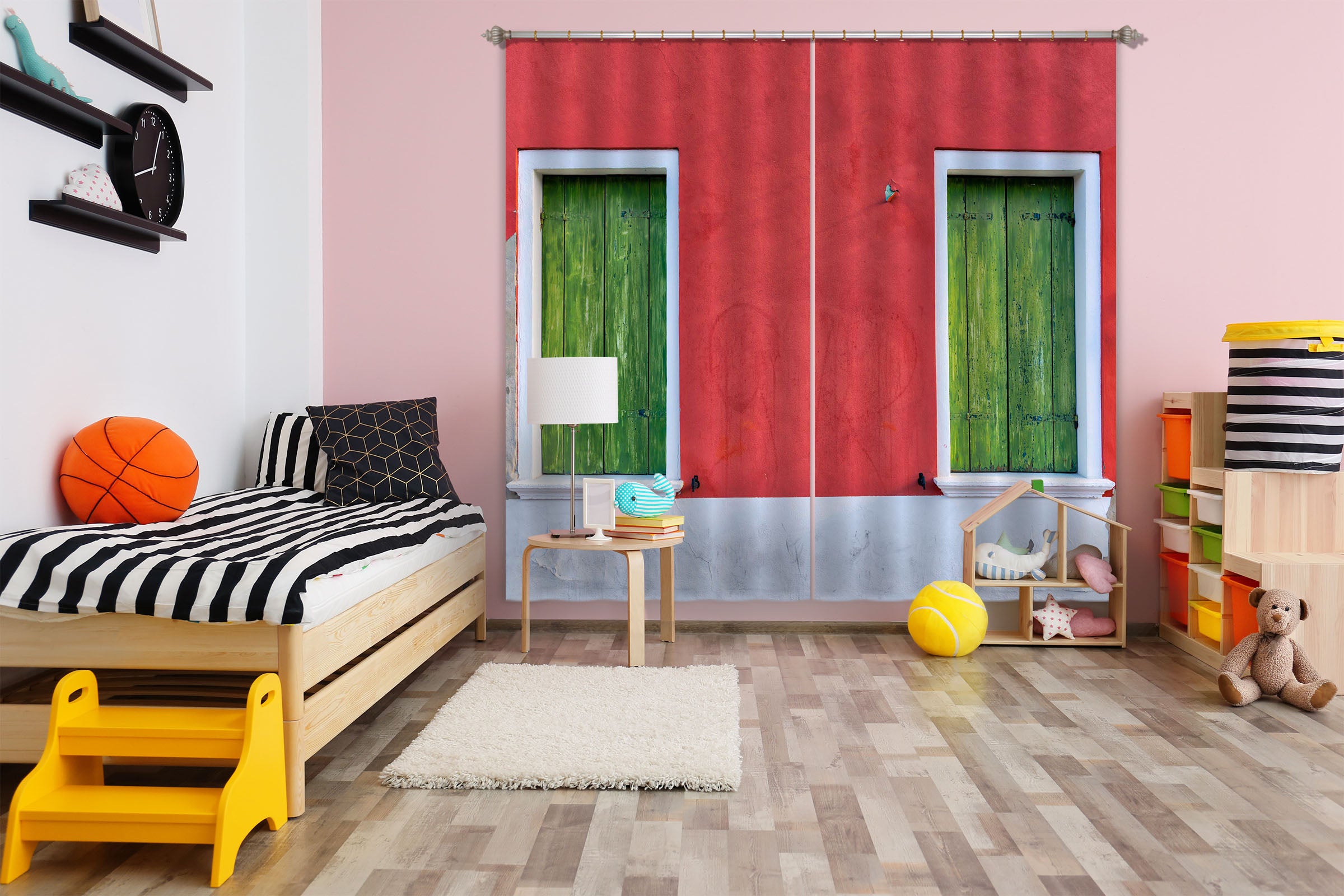 3D Color House 104 Marco Carmassi Curtain Curtains Drapes