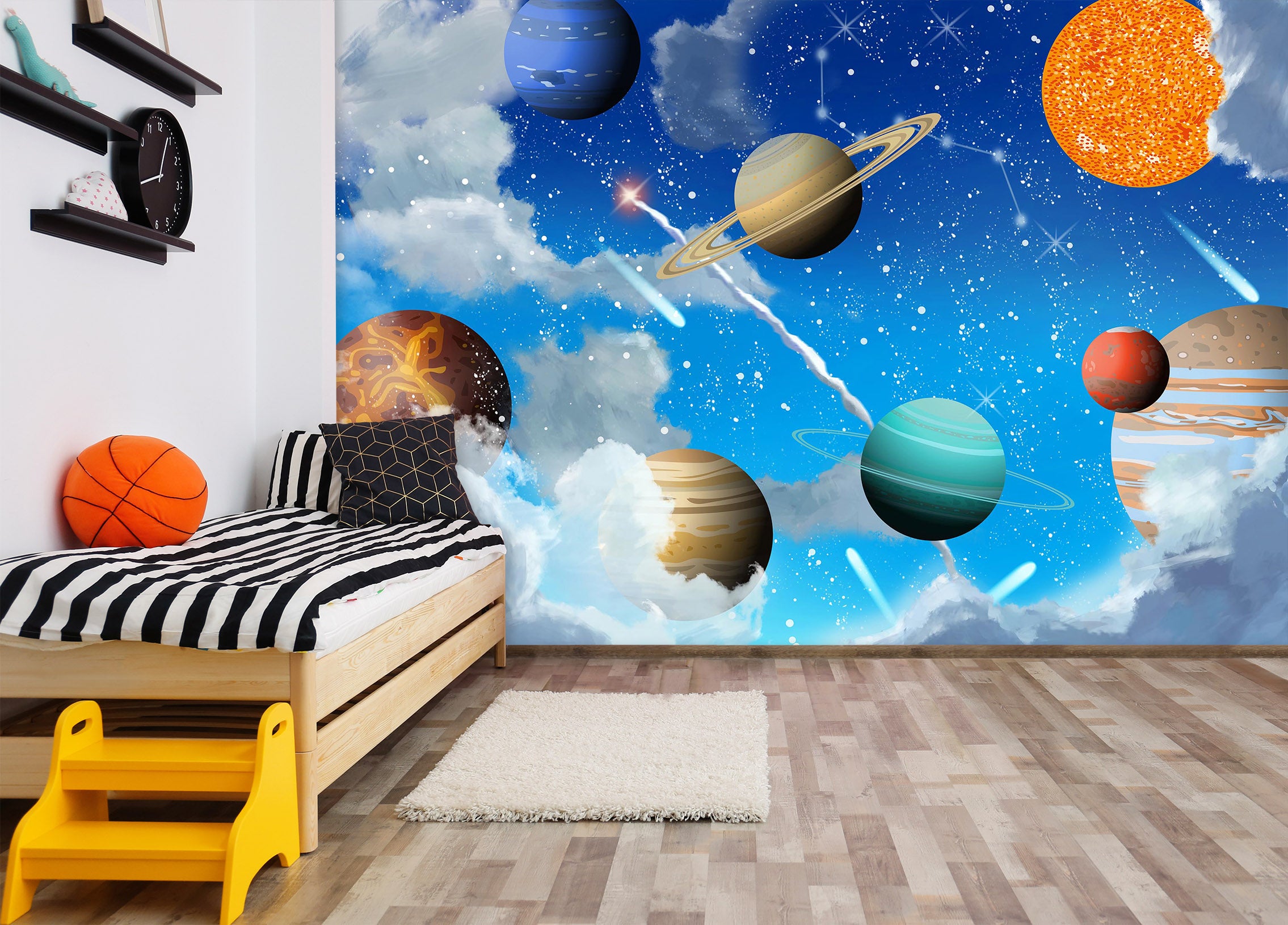 3D Color Planet 1611 Wall Murals