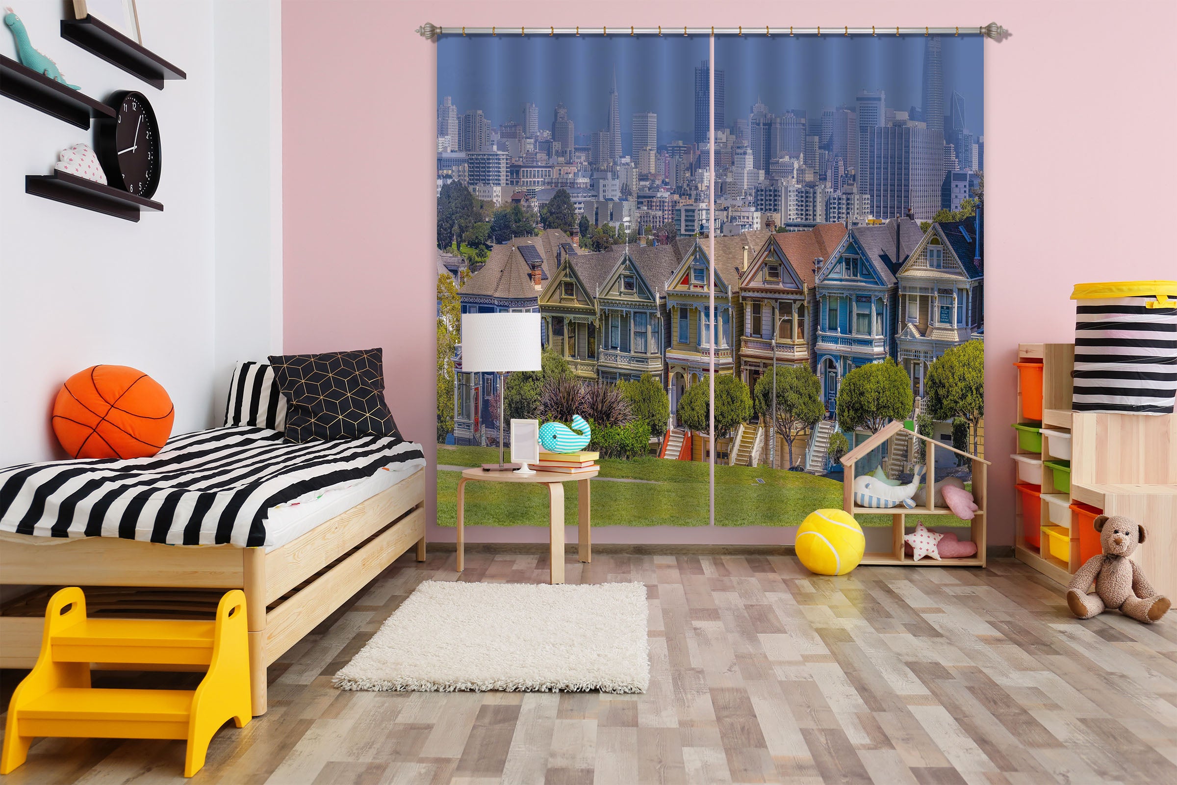 3D Steppe Village 154 Marco Carmassi Curtain Curtains Drapes