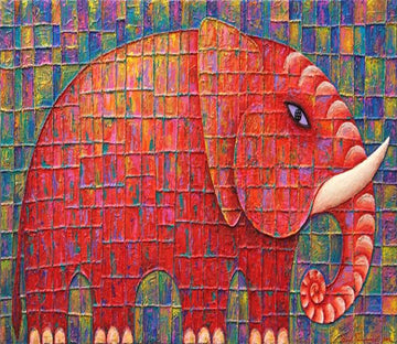 3D Red Cartoon Elephant 76 Wallpaper AJ Wallpaper 