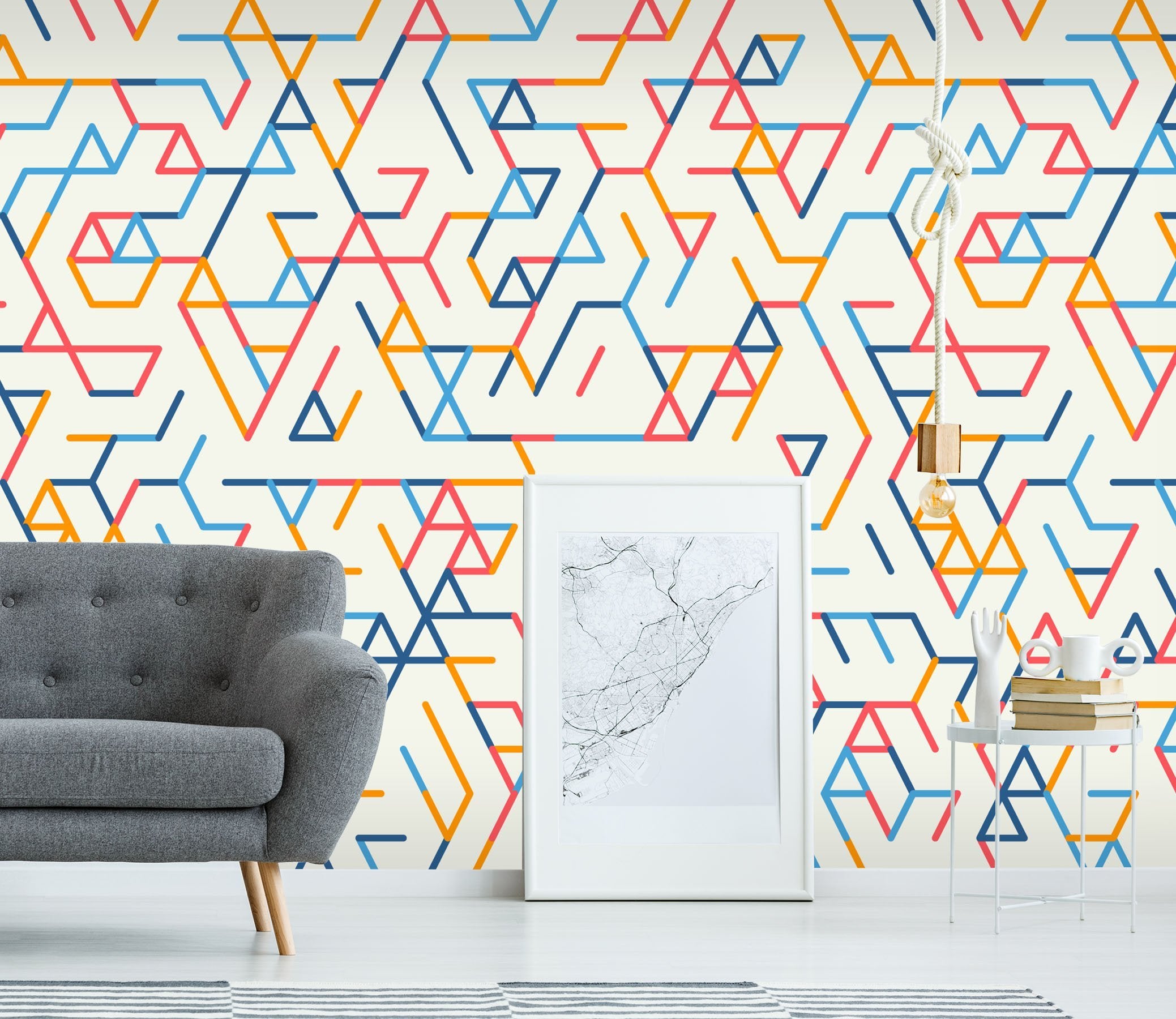 3D Color Curve 621 Wallpaper AJ Wallpaper 