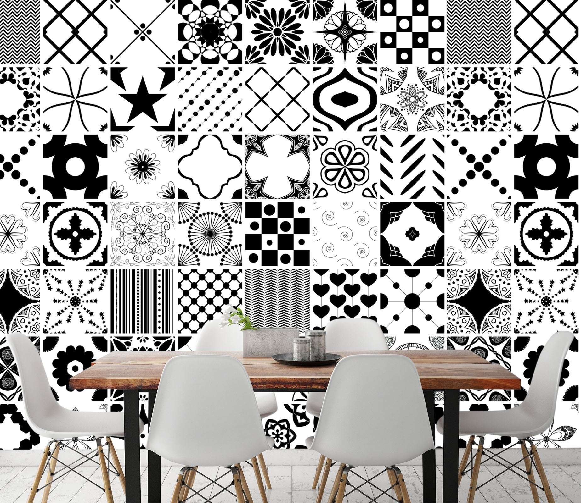 3D Black Line Palace Pattern 512 Wallpaper AJ Wallpaper 