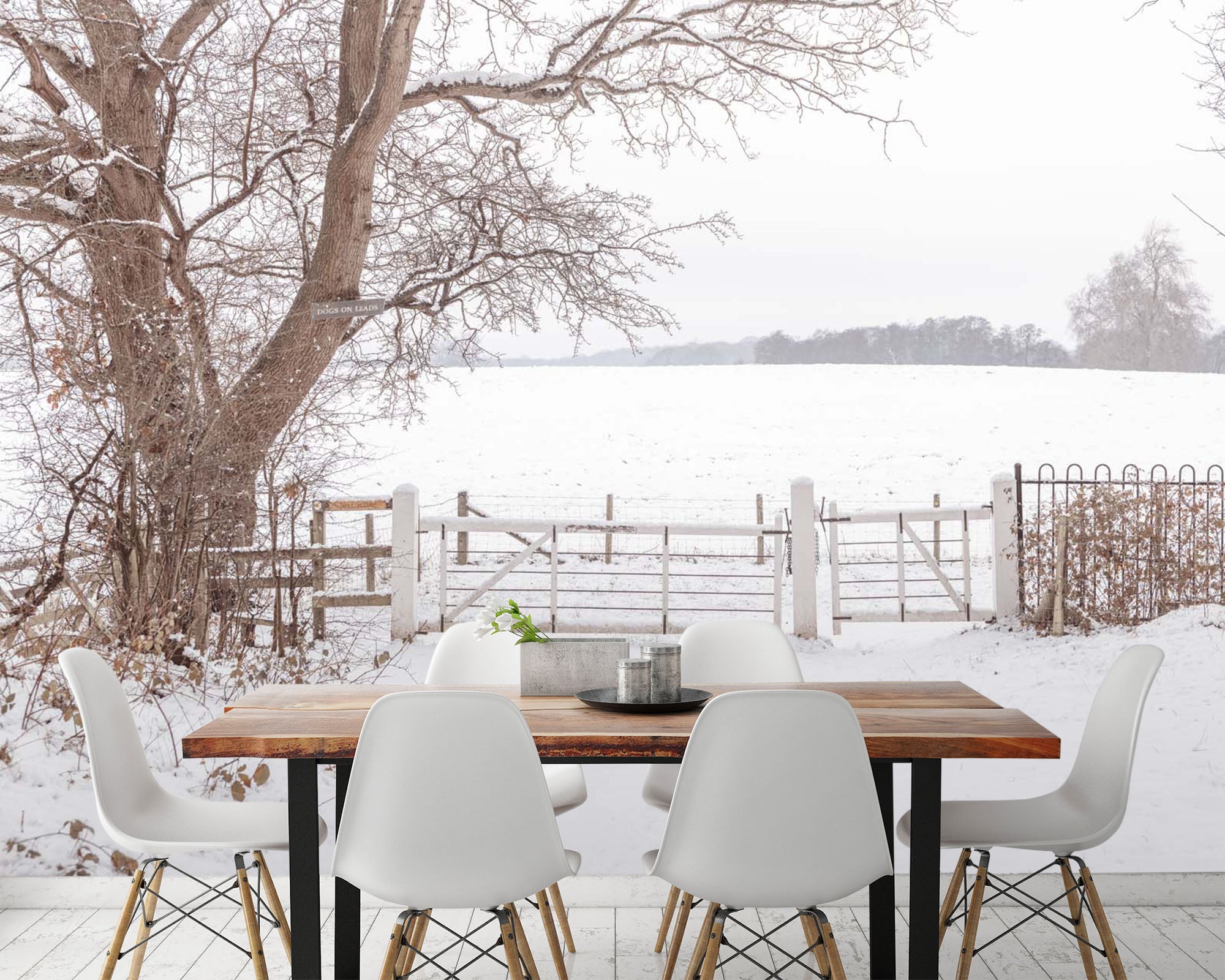 3D Snow Tree 039 Assaf Frank Wall Mural Wall Murals