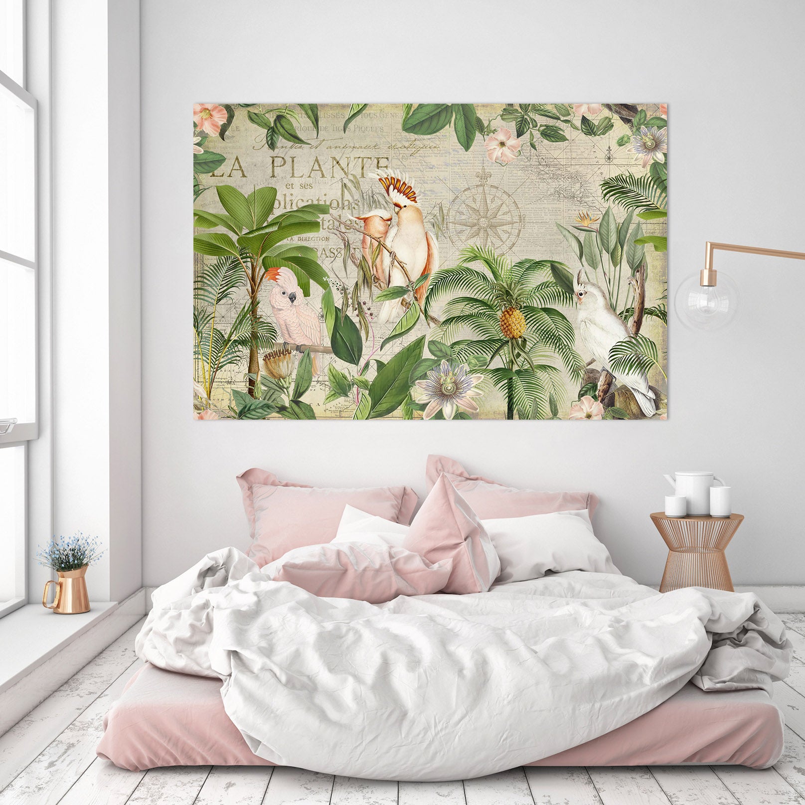 3D Forest Parrot 045 Andrea haase Wall Sticker