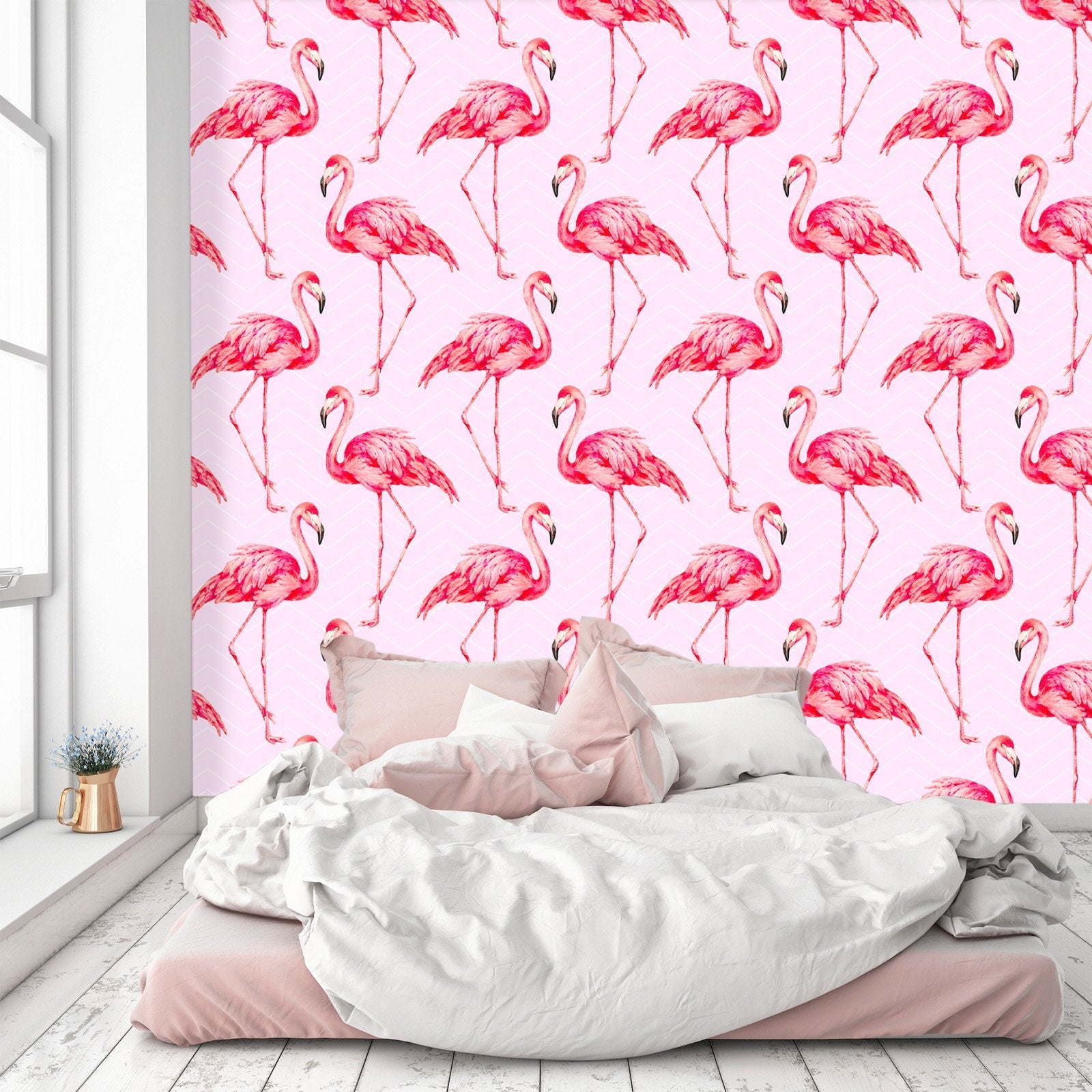 3D Red Flamingo 456 Wallpaper AJ Wallpaper 