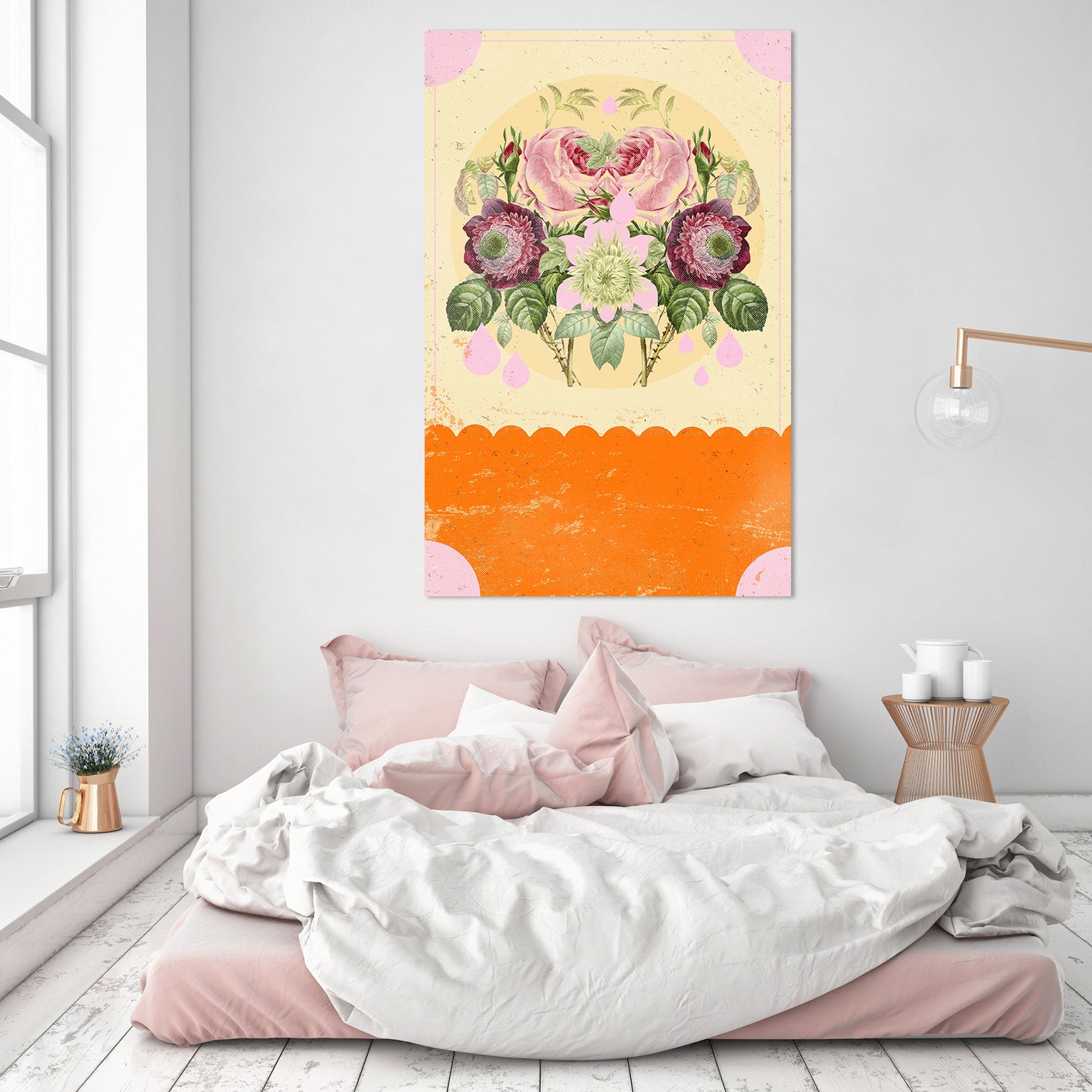 3D Flower Cluster 021 Showdeer Wall Sticker