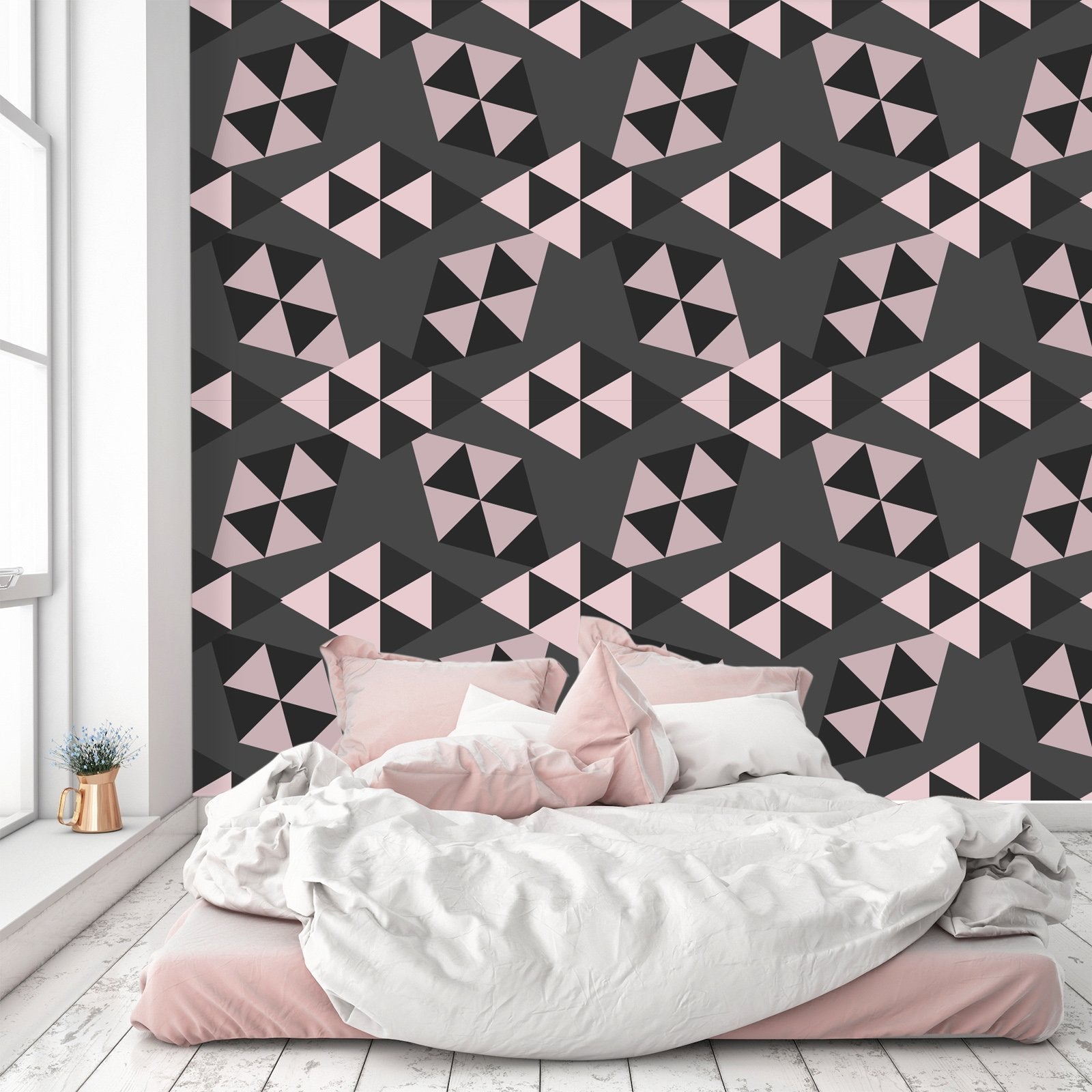 3D Black Diamond 536 Wallpaper AJ Wallpaper 