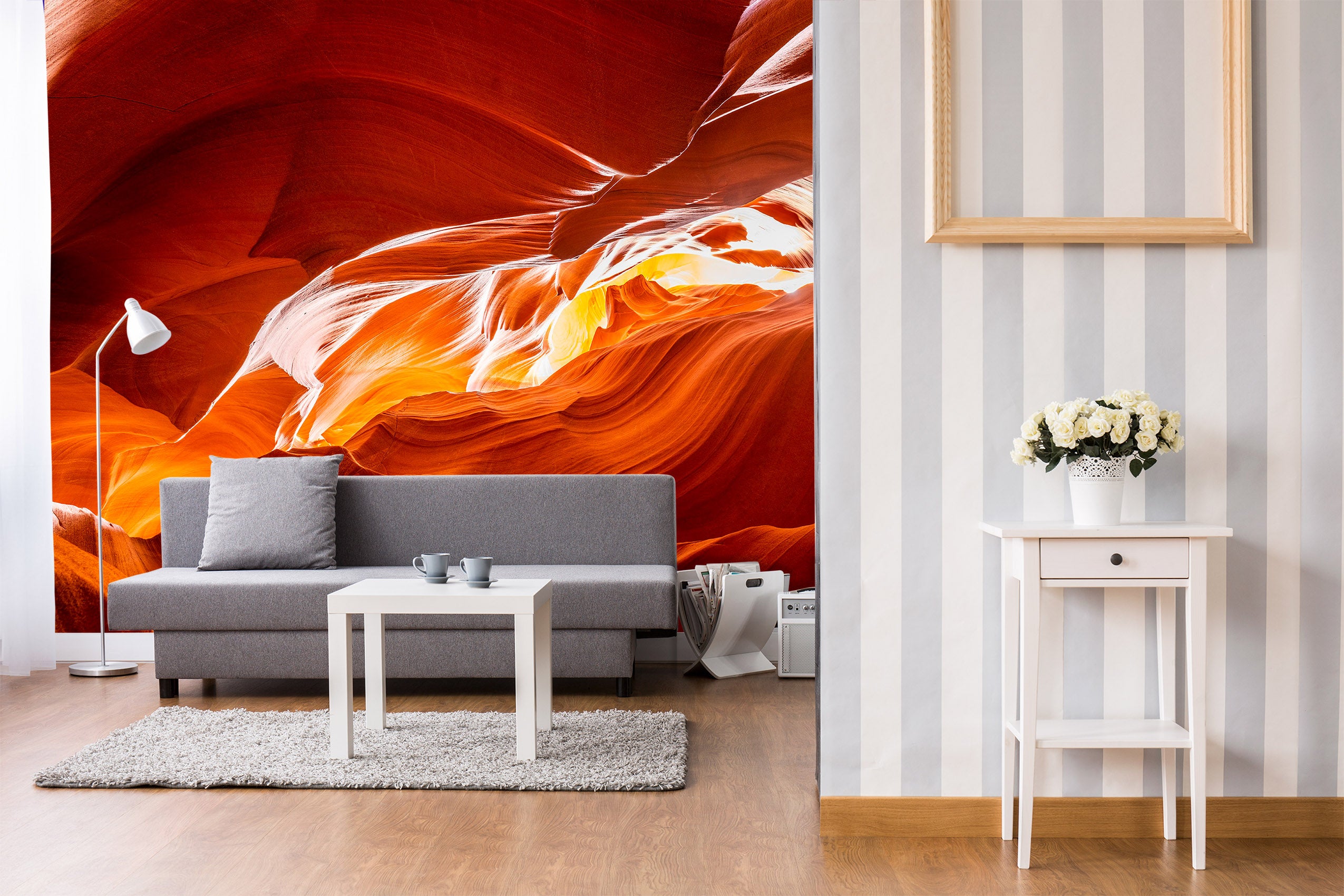 3D Red Magma 1443 Marco Carmassi Wall Mural Wall Murals