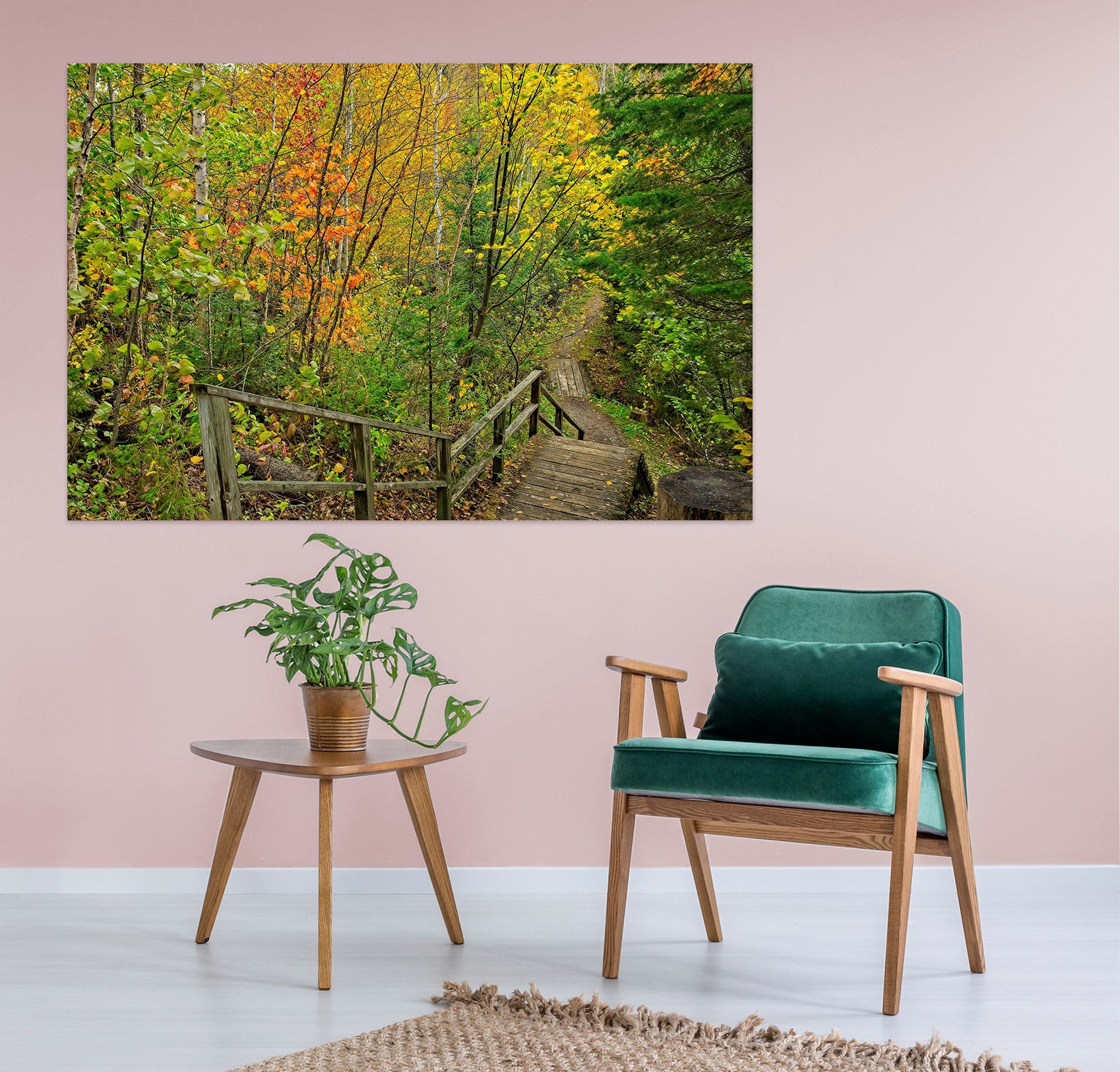 3D Forest Staircase 62110 Kathy Barefield Wall Sticker