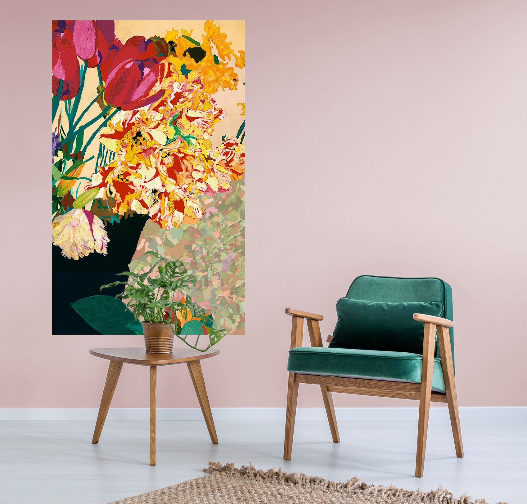 3D Fleurs 017 Allan P. Friedlander Wall Sticker