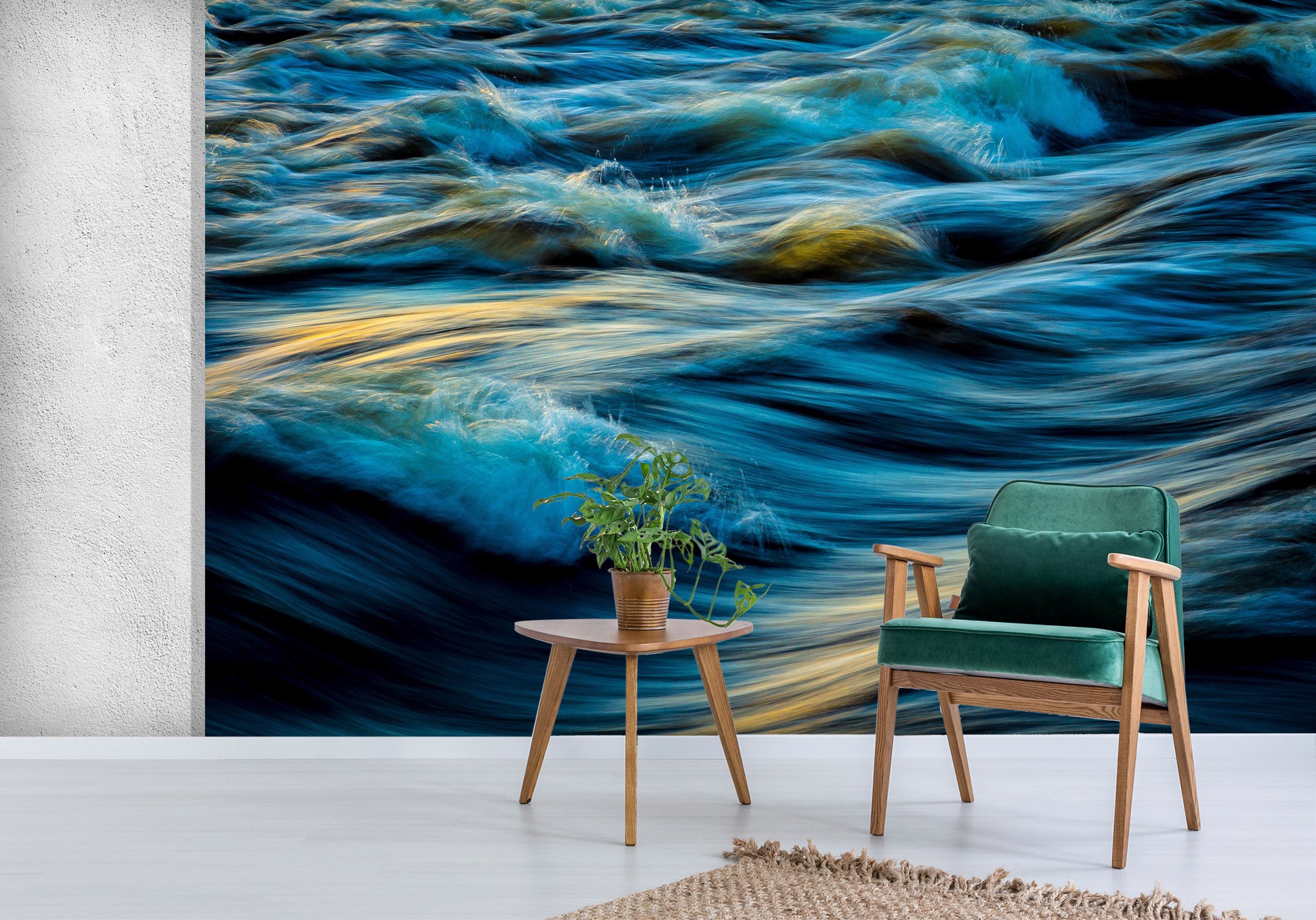 3D Sea Wave 2036 Wall Murals