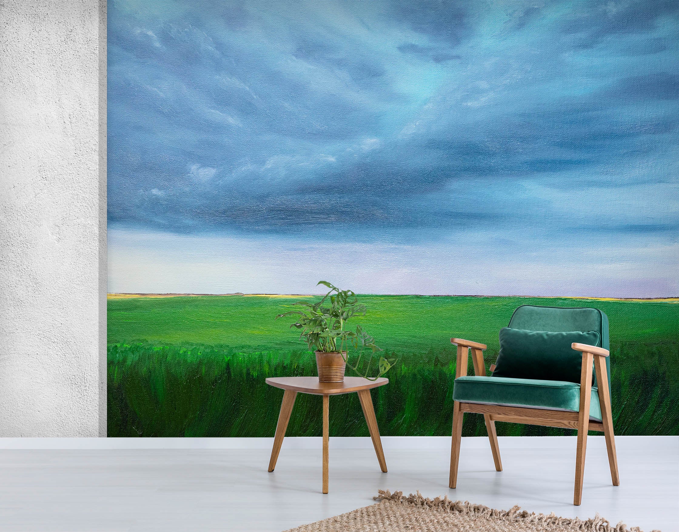 3D Grassland Sky 1853 Marina Zotova Wall Mural Wall Murals