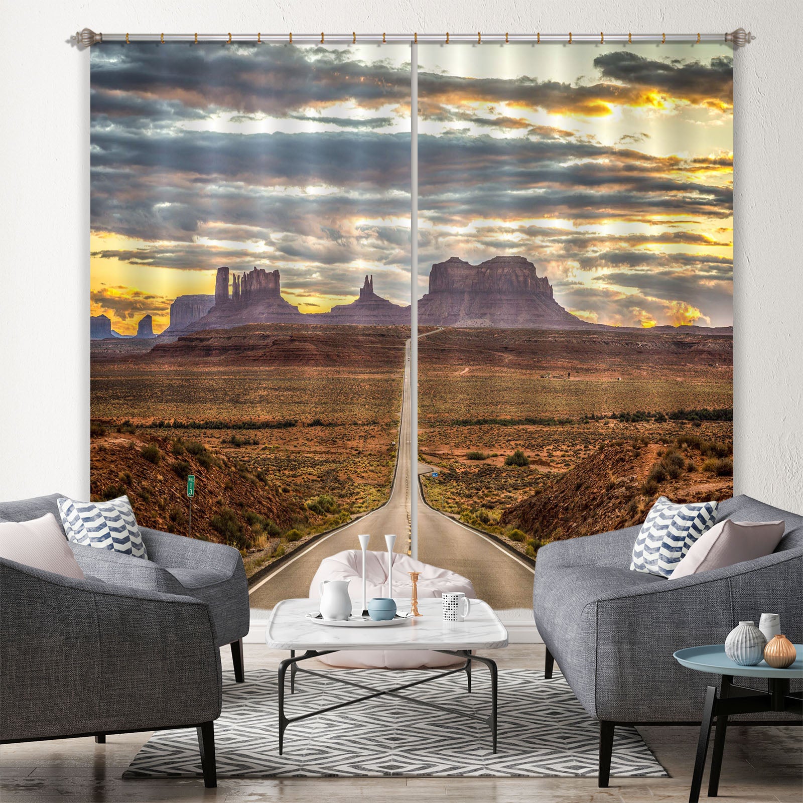 3D Prairie Path 139 Marco Carmassi Curtain Curtains Drapes