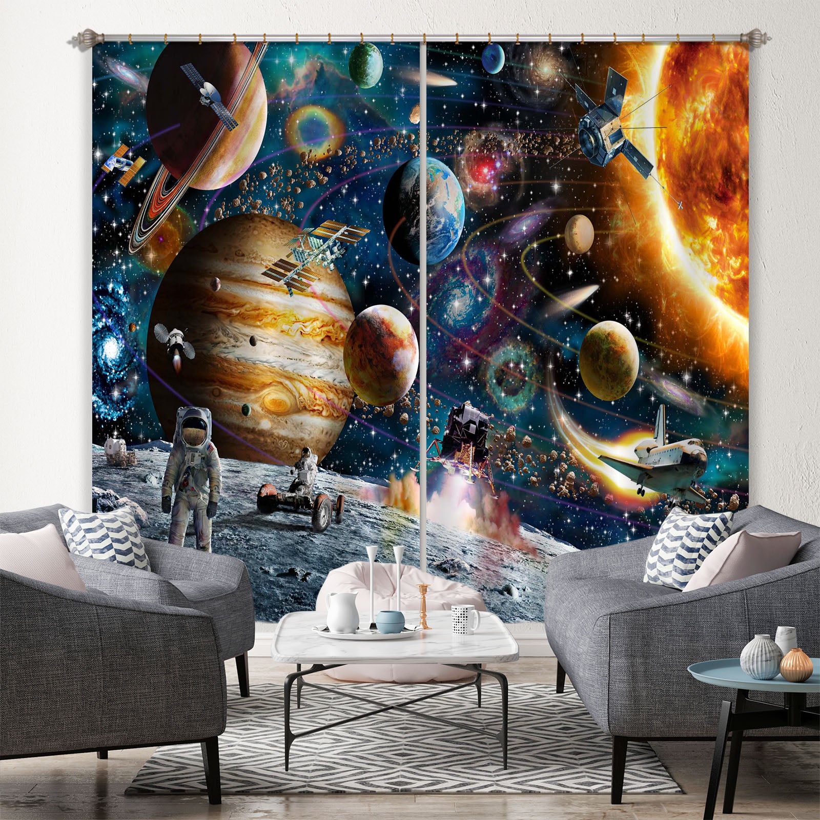 3D Space Odyssey 044 Adrian Chesterman Curtain Curtains Drapes