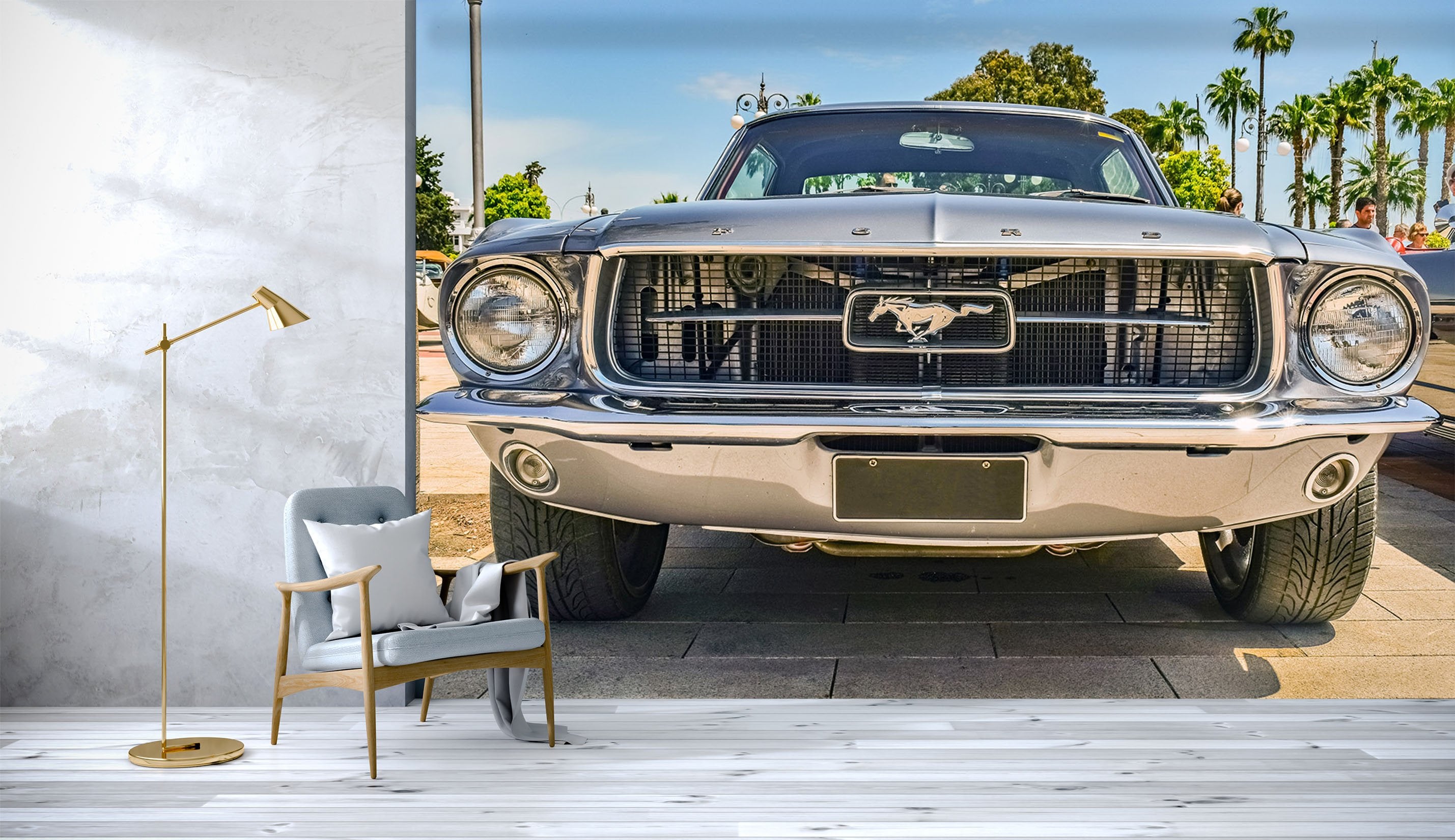 3D Wolf Tooth Car 967 Vehicle Wall Murals Wallpaper AJ Wallpaper 2 