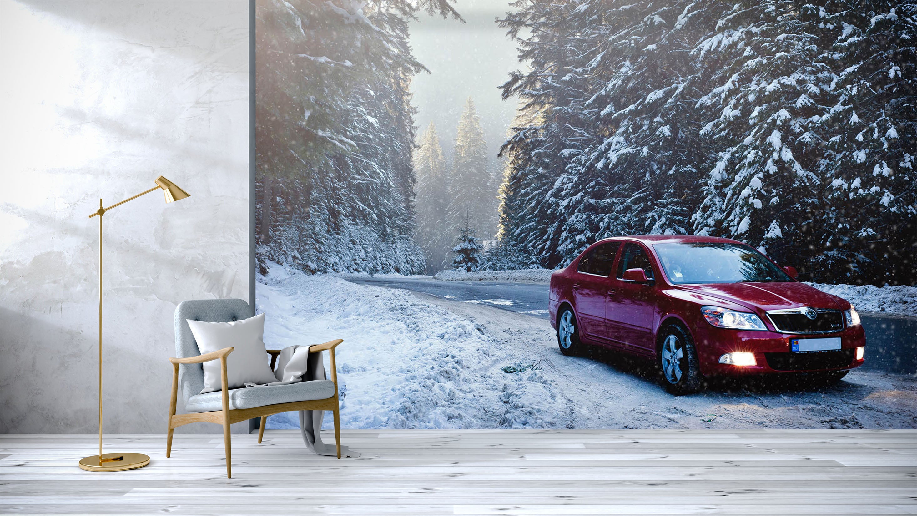 3D Auto Car Cold 103 Vehicle Wall Murals