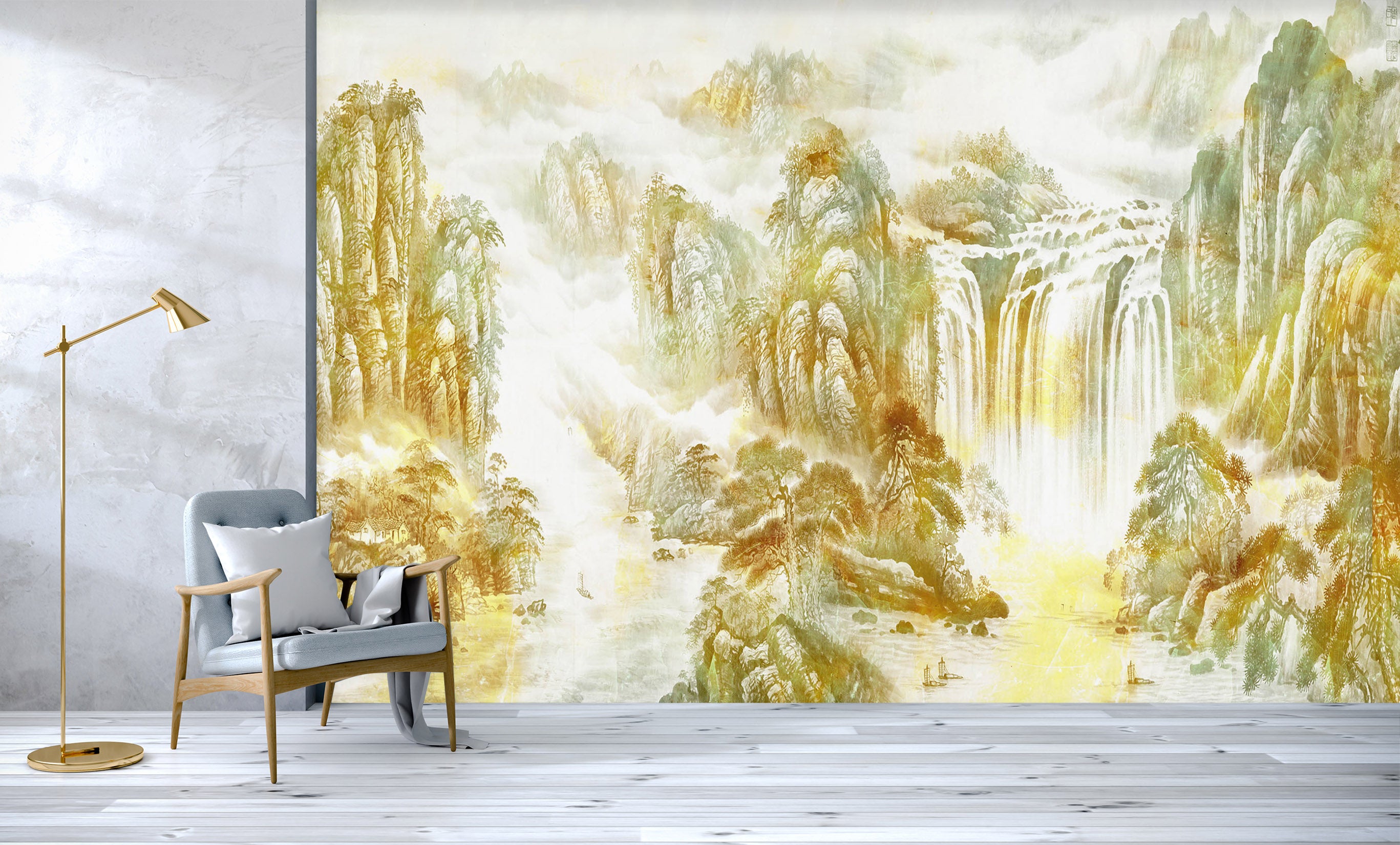 3D High Mountains 1514 Wall Murals