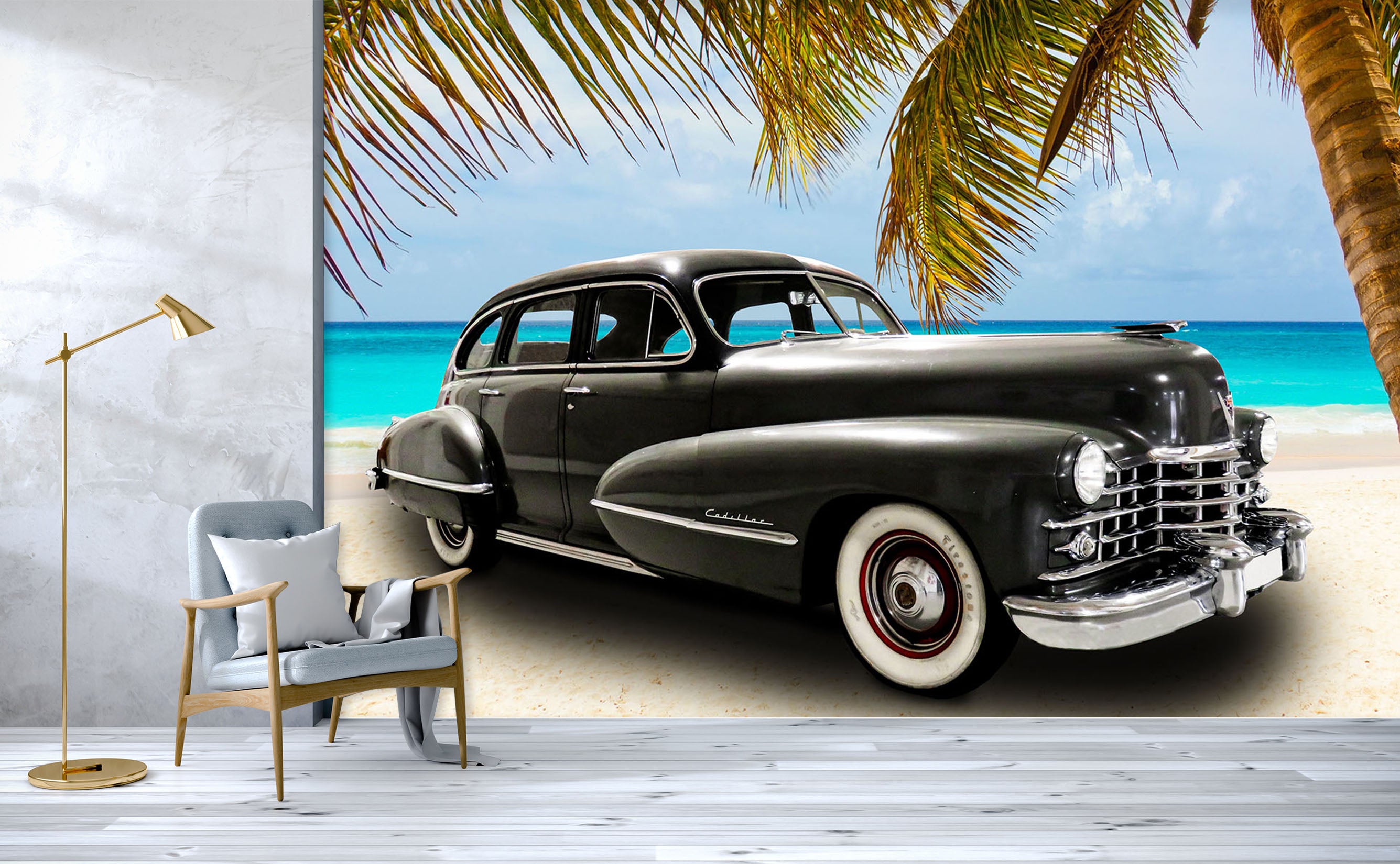 3D Coconut Vehicle 407 Vehicle Wall Murals