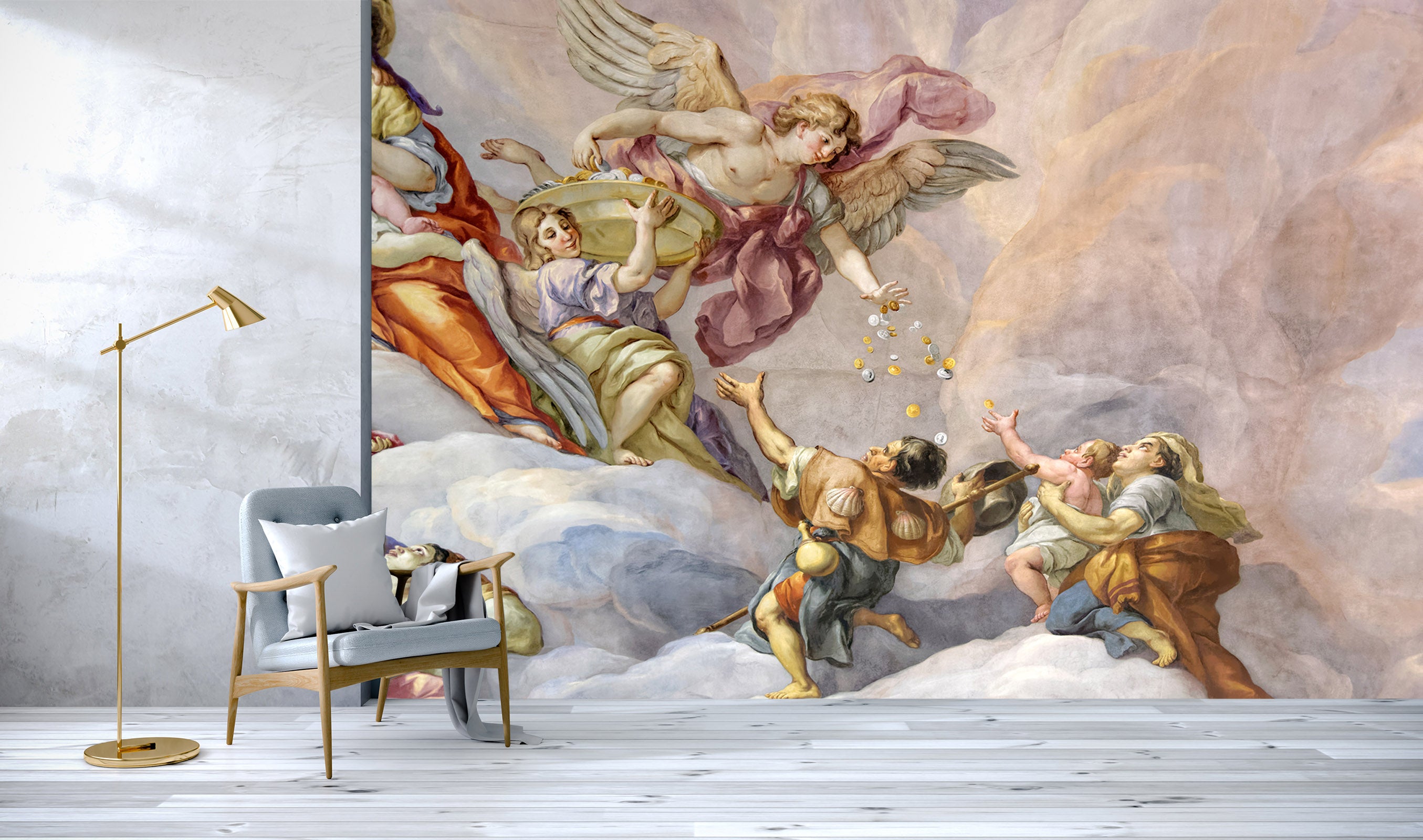 3D Wings Angel 1529 Wall Murals