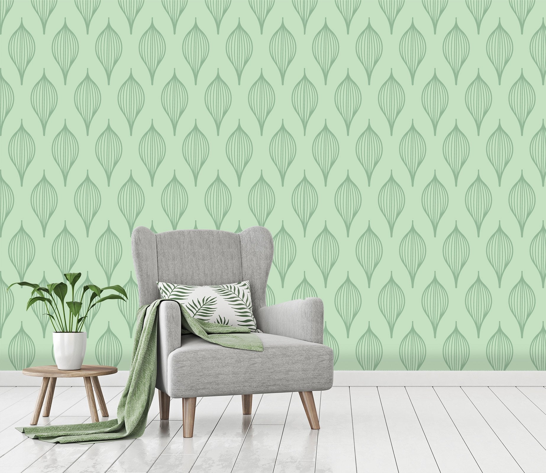 3D Green Space 502 Wallpaper AJ Wallpaper 