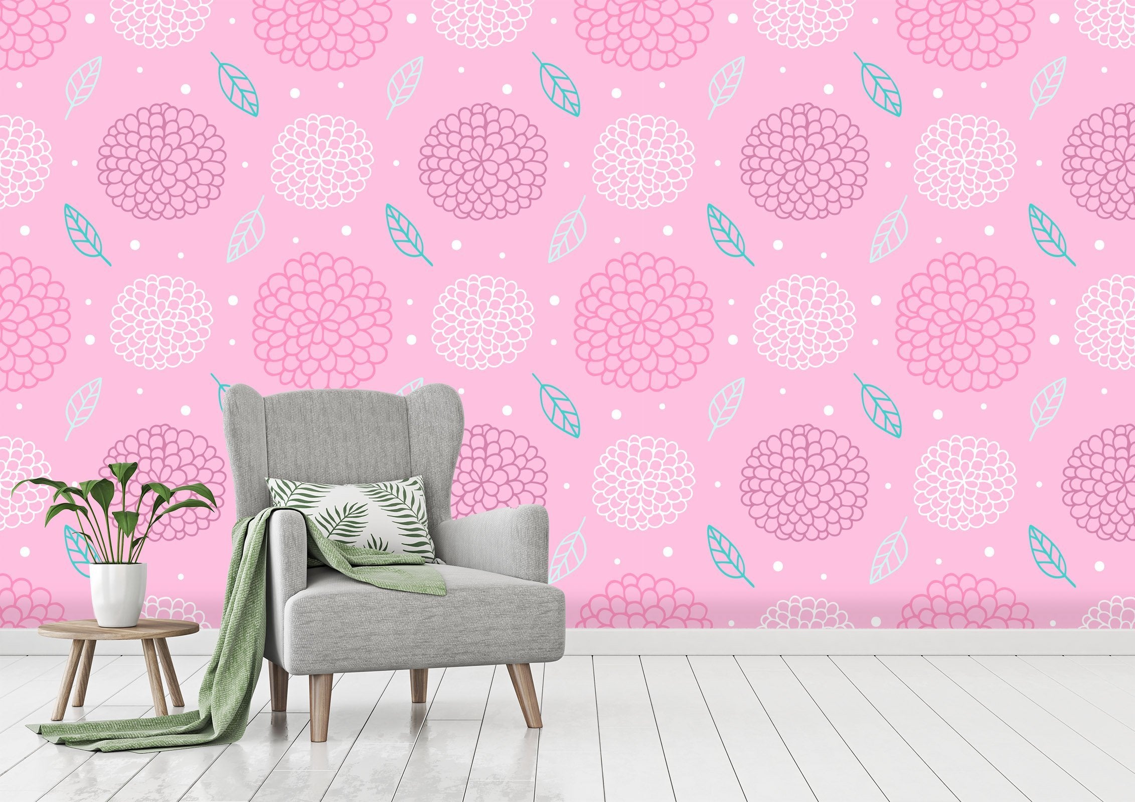 3D Flower Leaf 229 Wallpaper AJ Wallpaper 