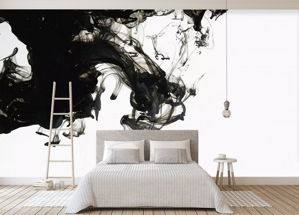 3D Black Ink WC362 Wall Murals