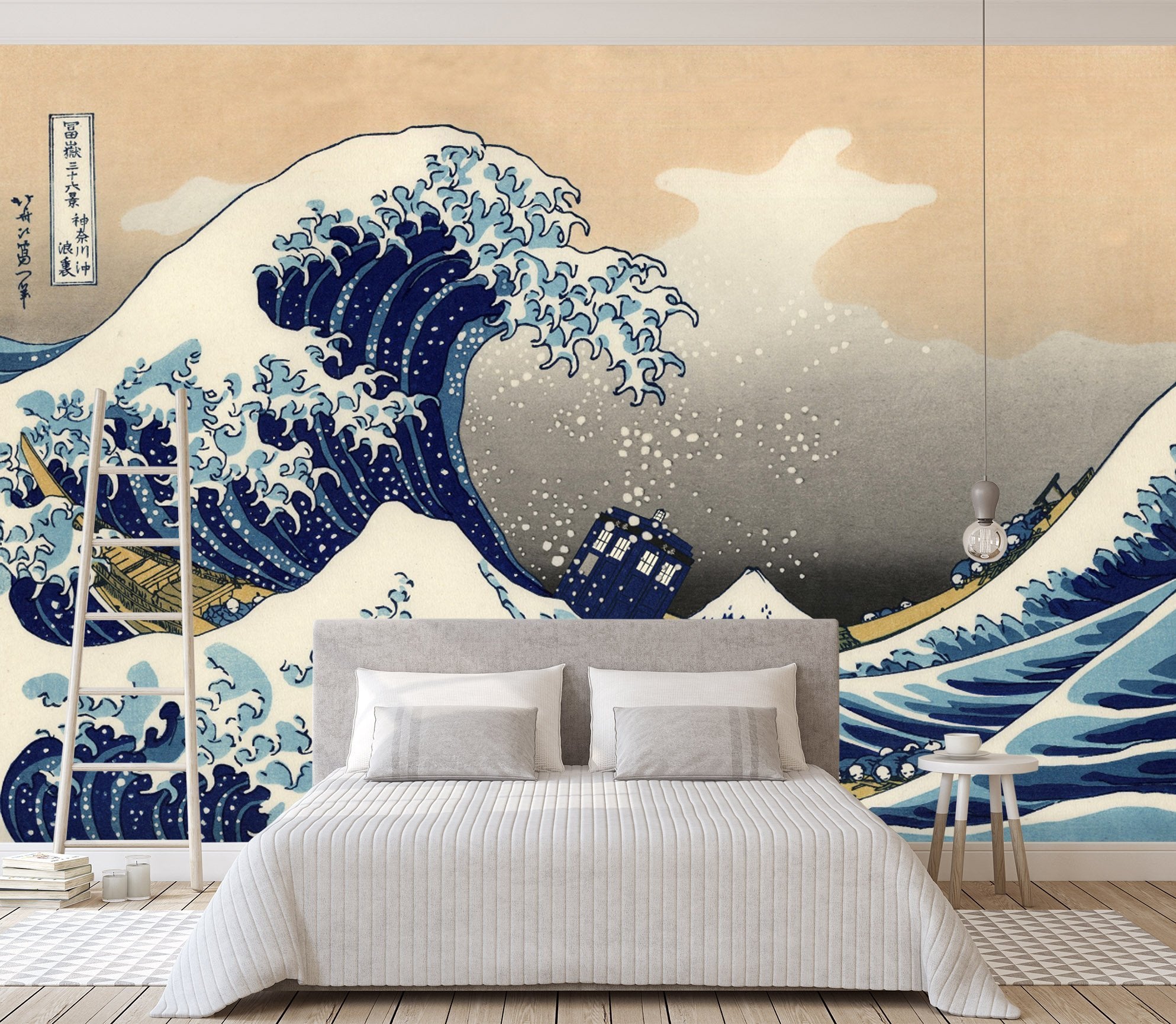 3D Waves House 085 Wallpaper AJ Wallpaper 