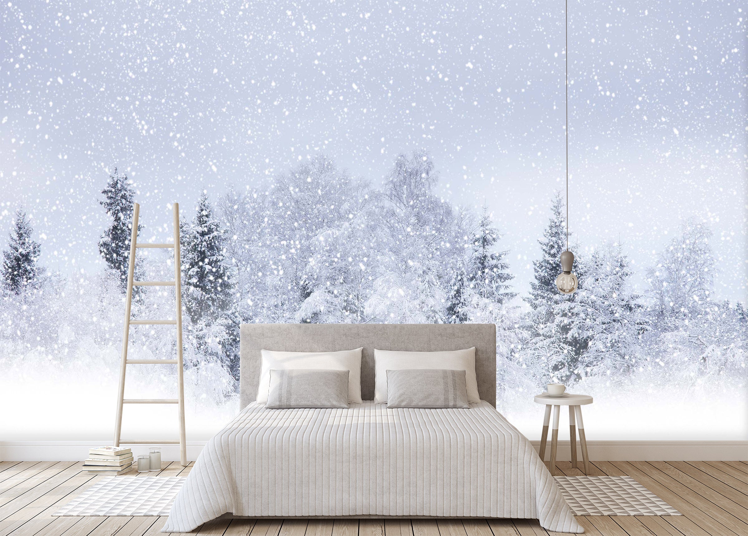 3D Snow Scene 1650 Wall Murals